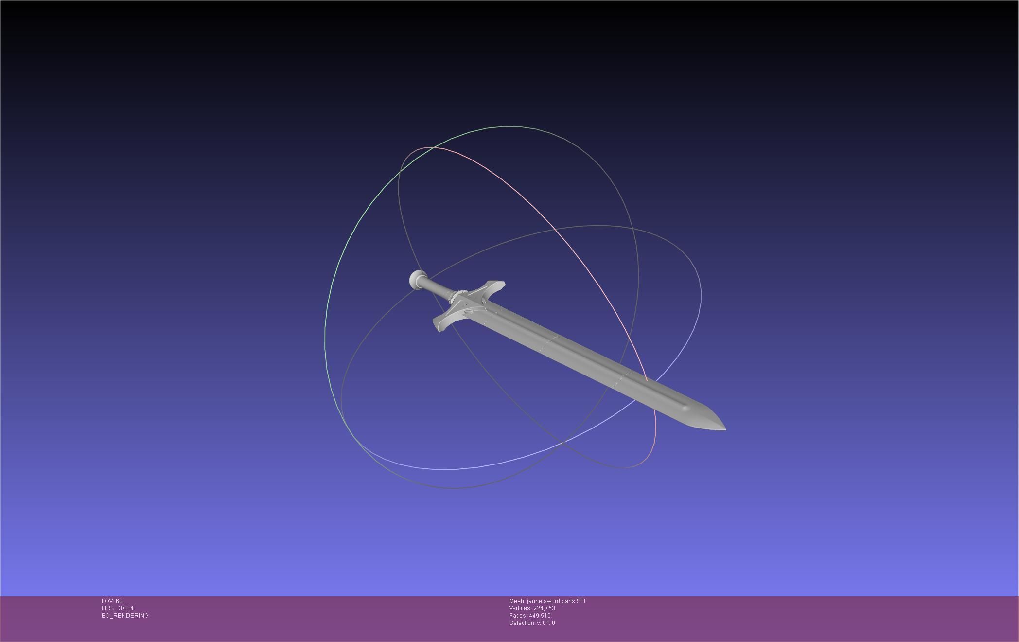 RWBY Jaune Arc Sword 3D print model_24