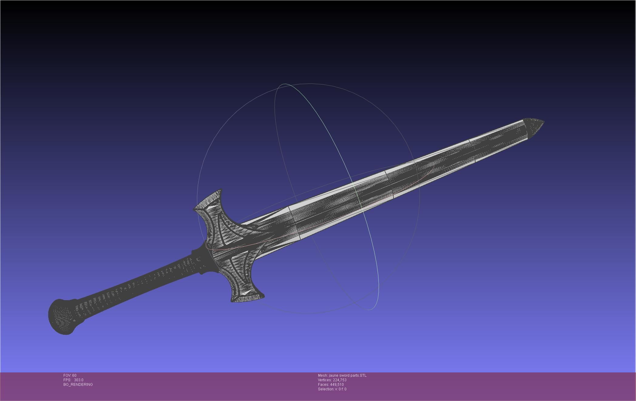 RWBY Jaune Arc Sword 3D print model_31