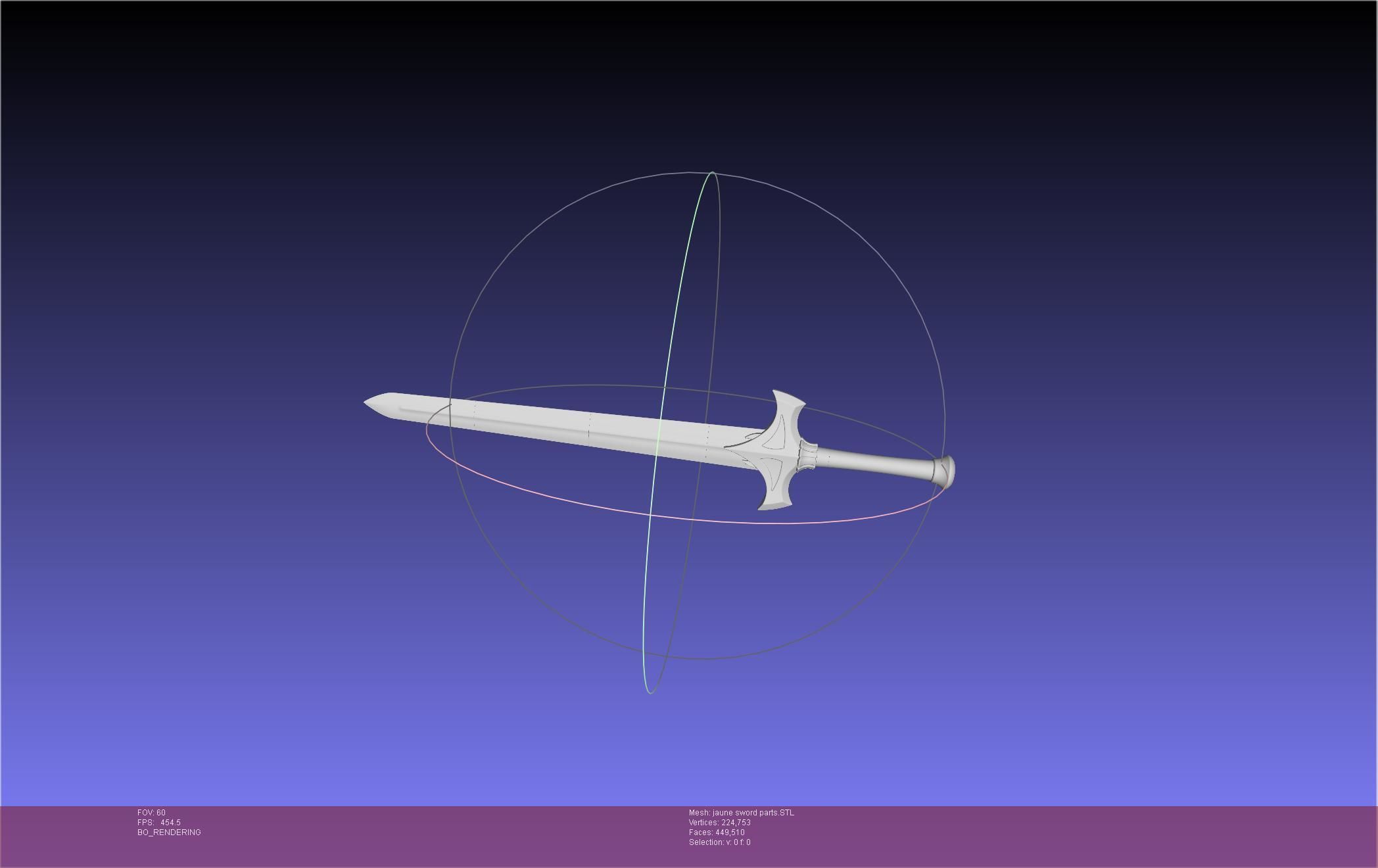RWBY Jaune Arc Sword 3D print model_13