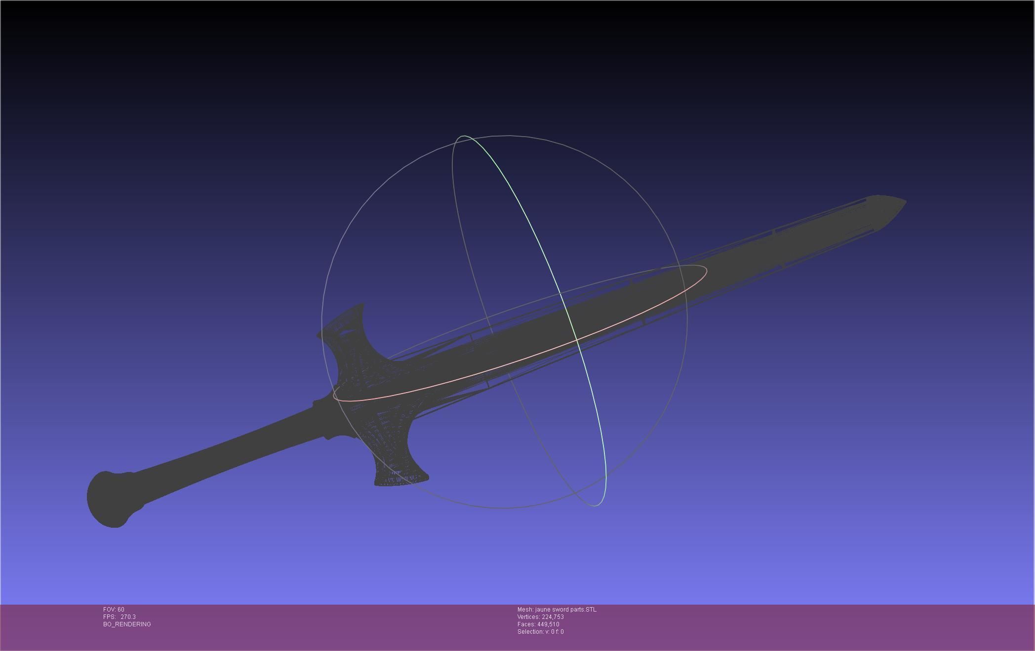 RWBY Jaune Arc Sword 3D print model_30