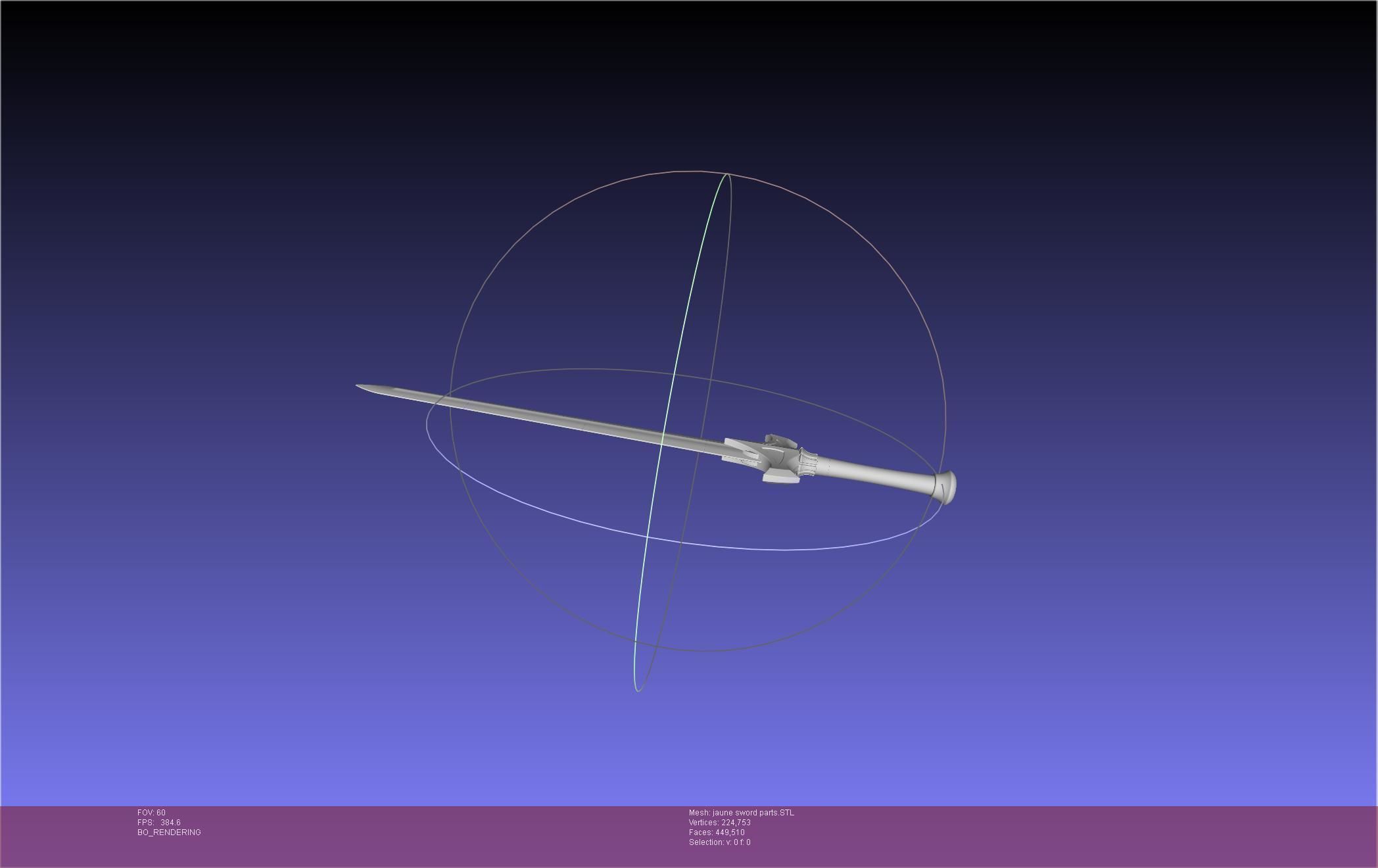 RWBY Jaune Arc Sword 3D print model_11