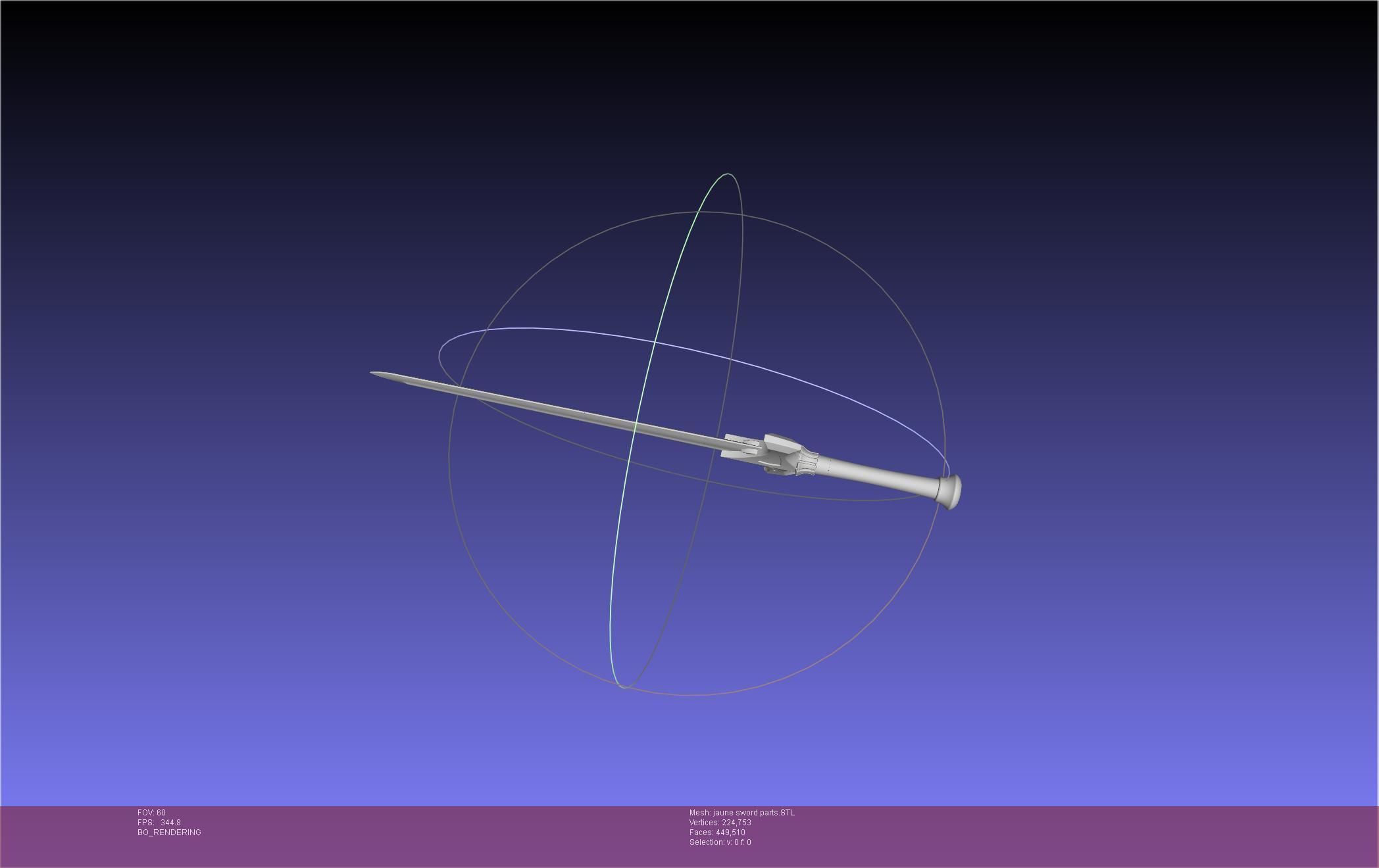 RWBY Jaune Arc Sword 3D print model_10