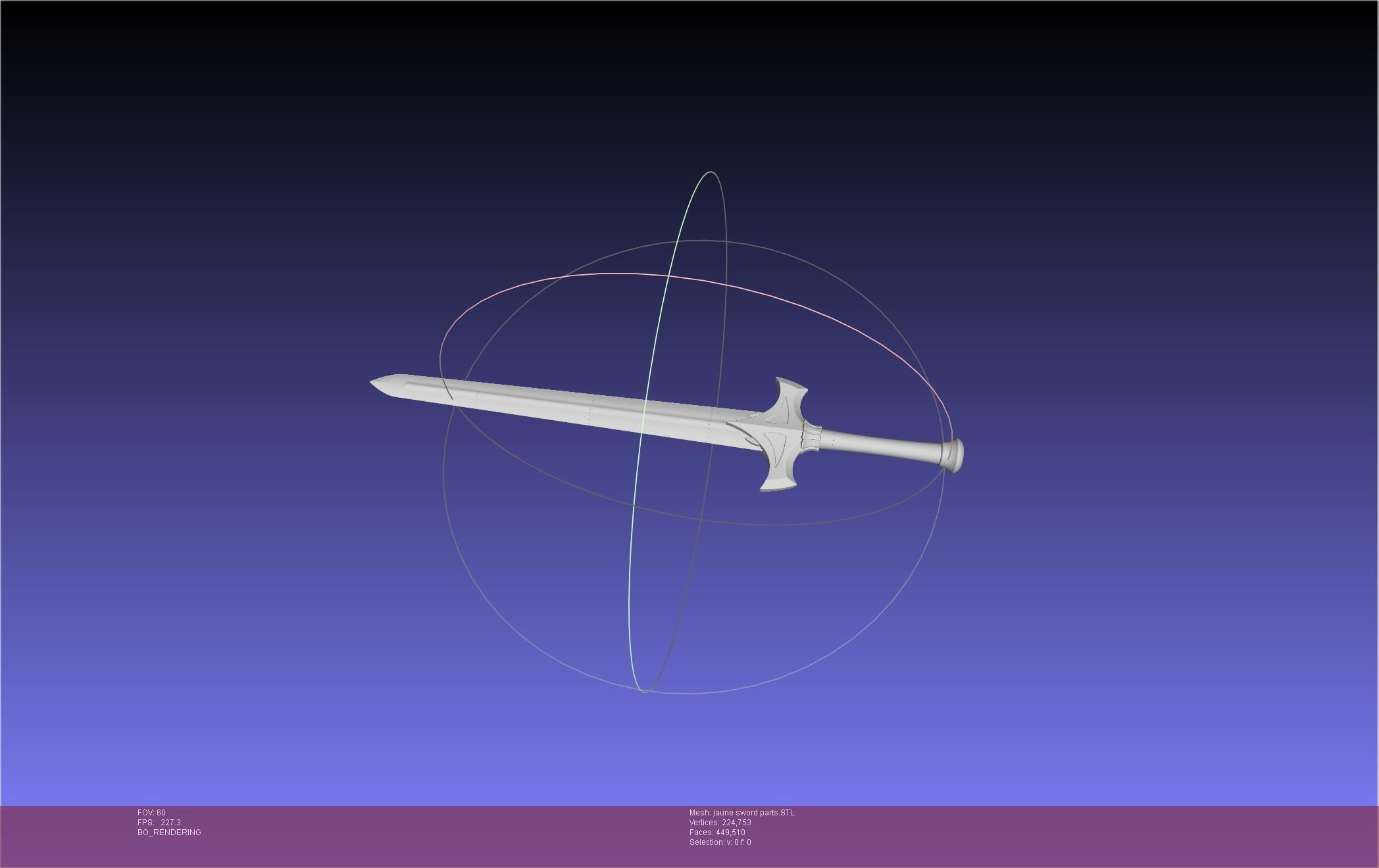RWBY Jaune Arc Sword 3D print model_9