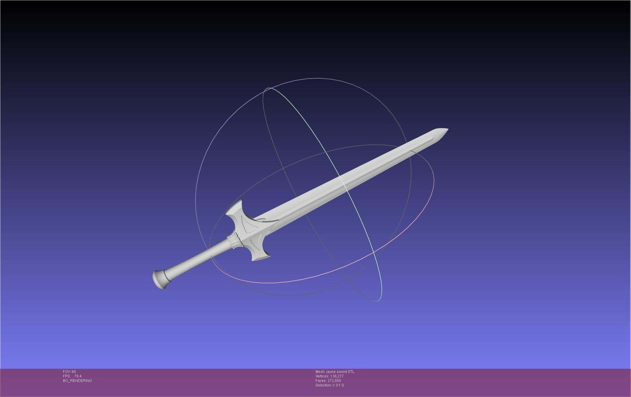 RWBY Jaune Arc Sword 3D print model_50