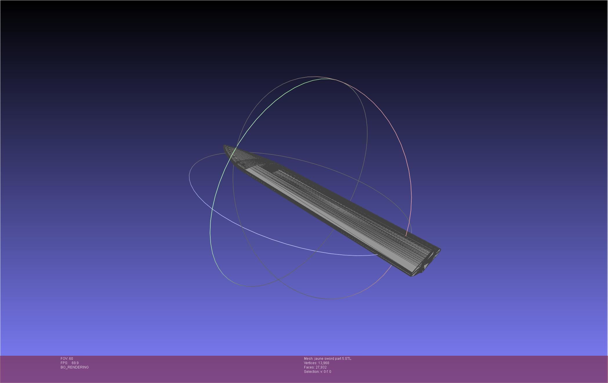 RWBY Jaune Arc Sword 3D print model_102