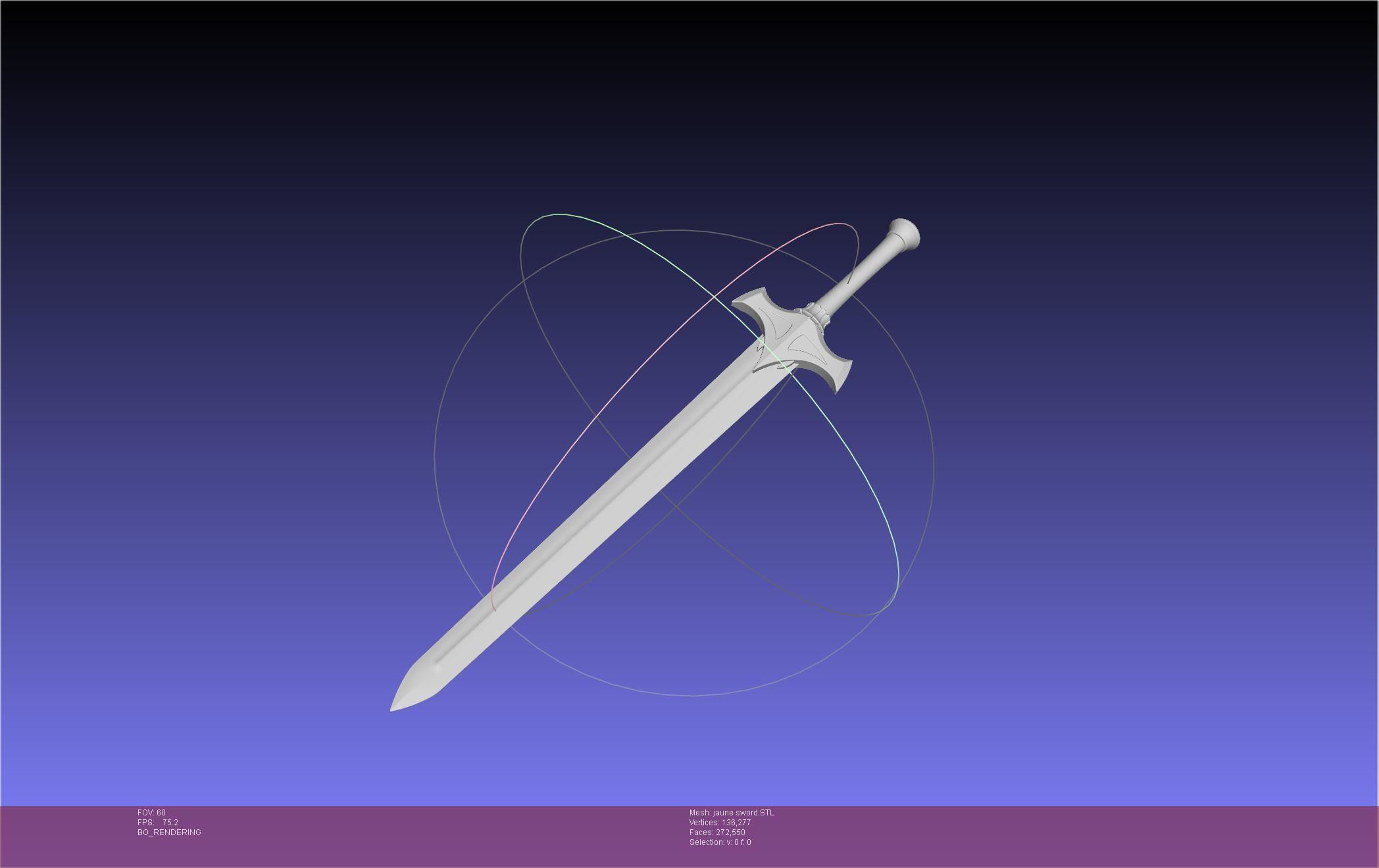 RWBY Jaune Arc Sword 3D print model_56