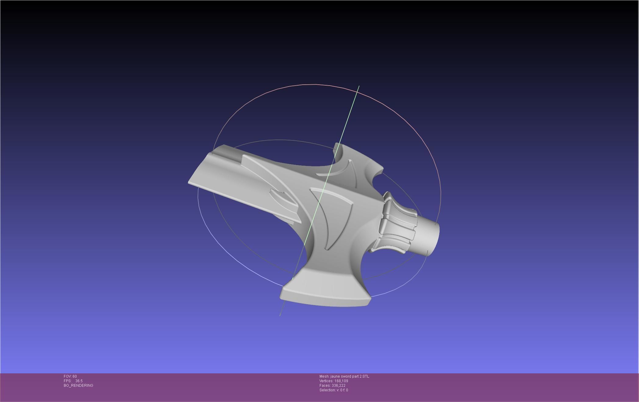 RWBY Jaune Arc Sword 3D print model_69