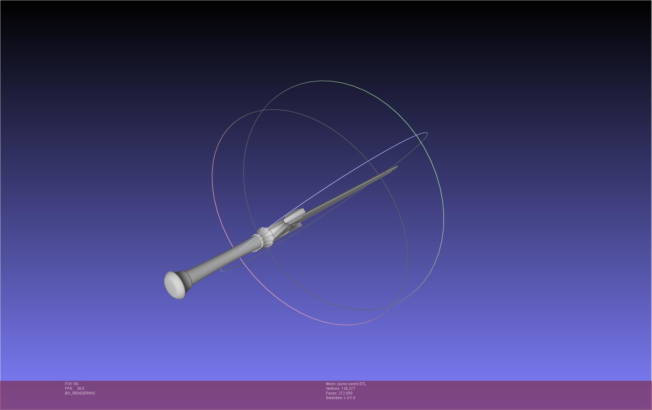 RWBY Jaune Arc Sword 3D print model_51