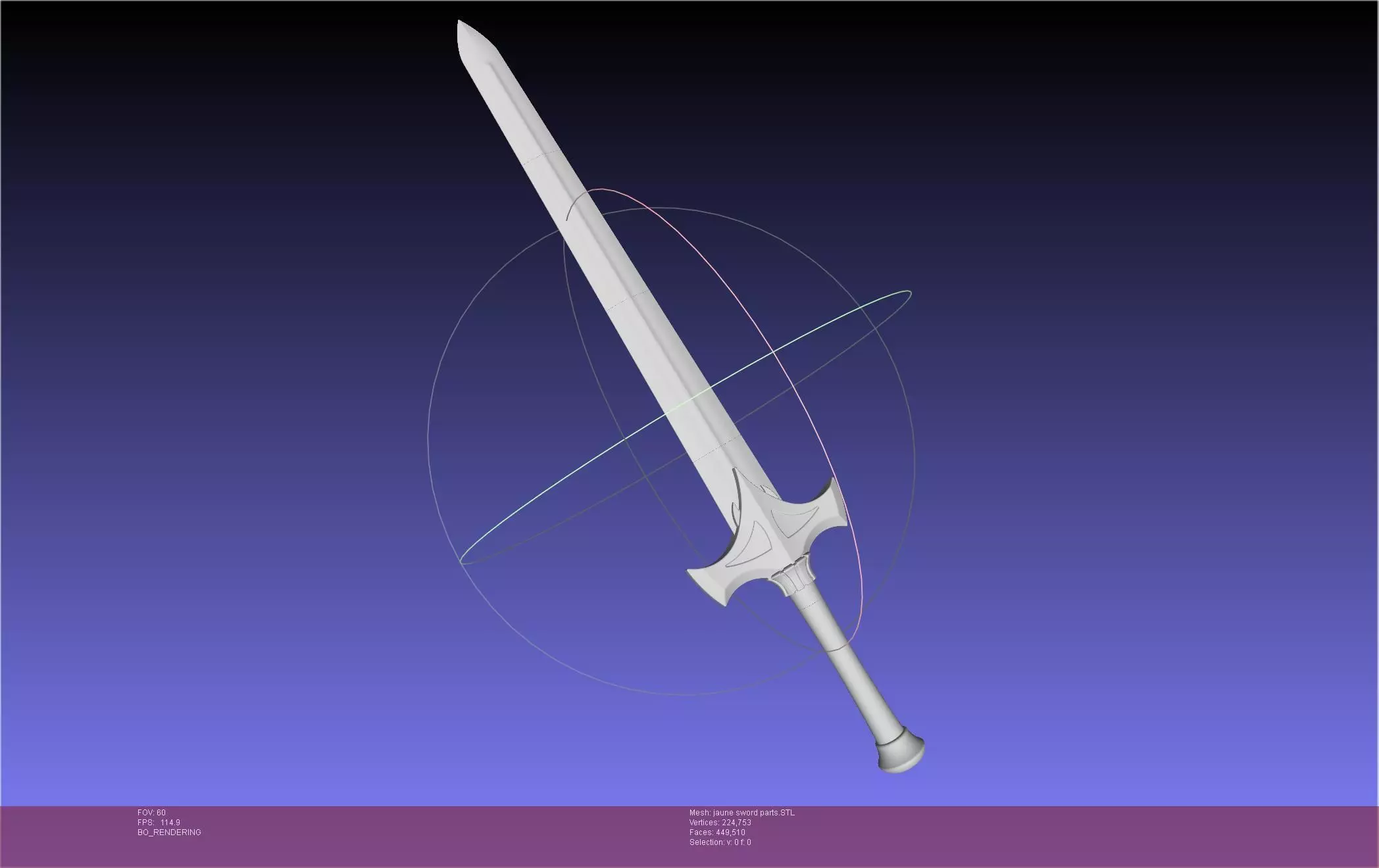 RWBY Jaune Arc Sword 3D print model_0