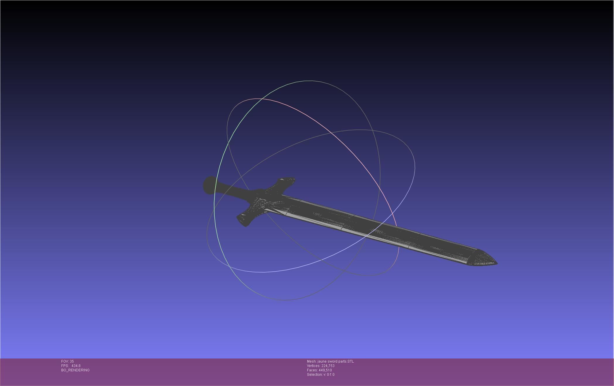 RWBY Jaune Arc Sword 3D print model_39