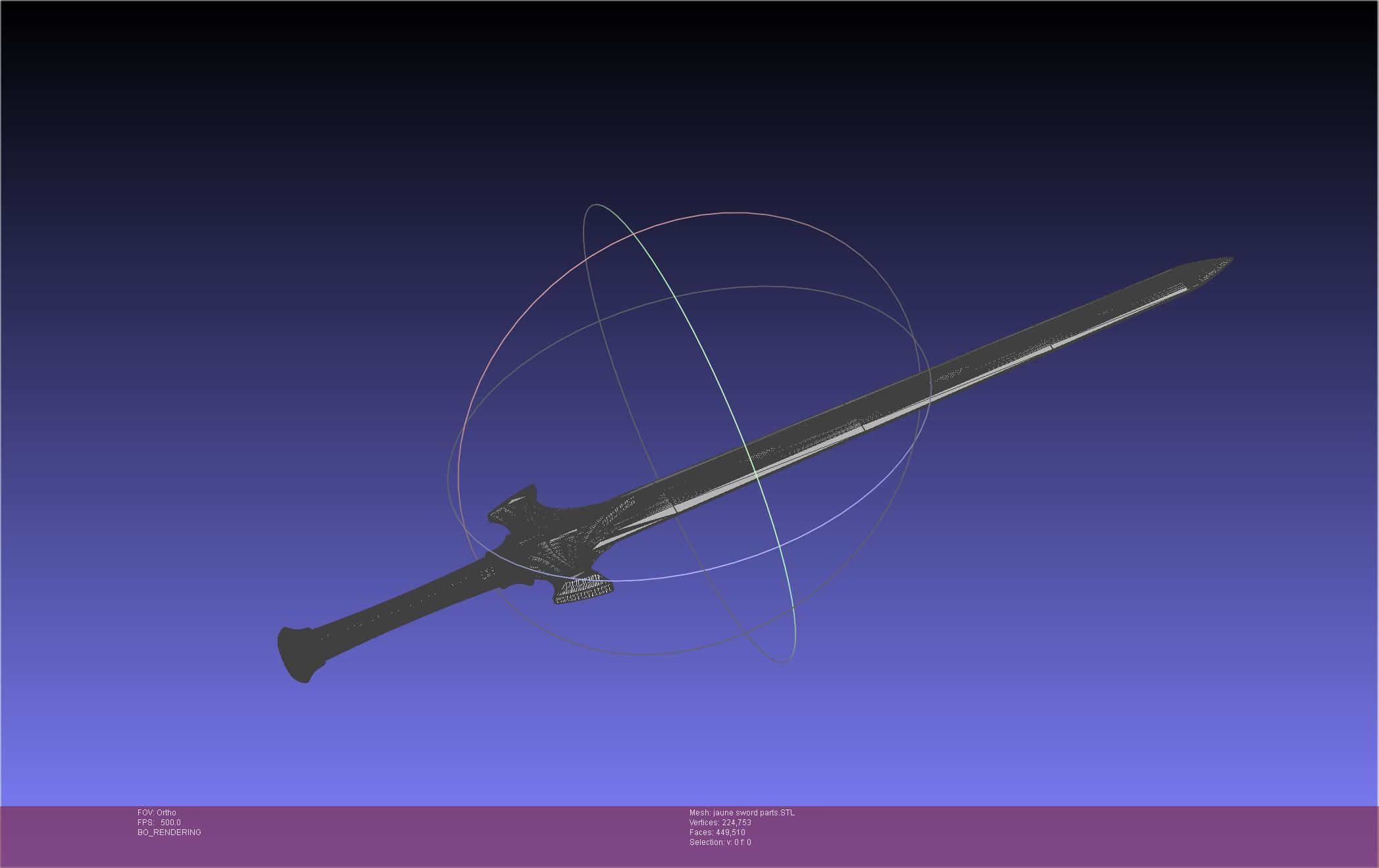 RWBY Jaune Arc Sword 3D print model_34