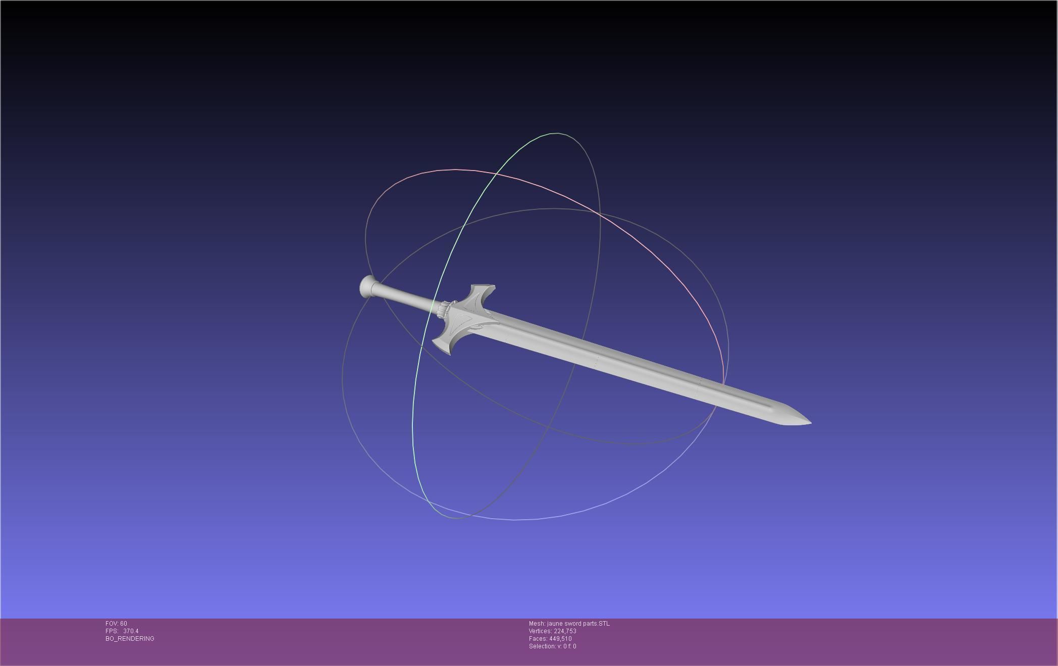 RWBY Jaune Arc Sword 3D print model_28