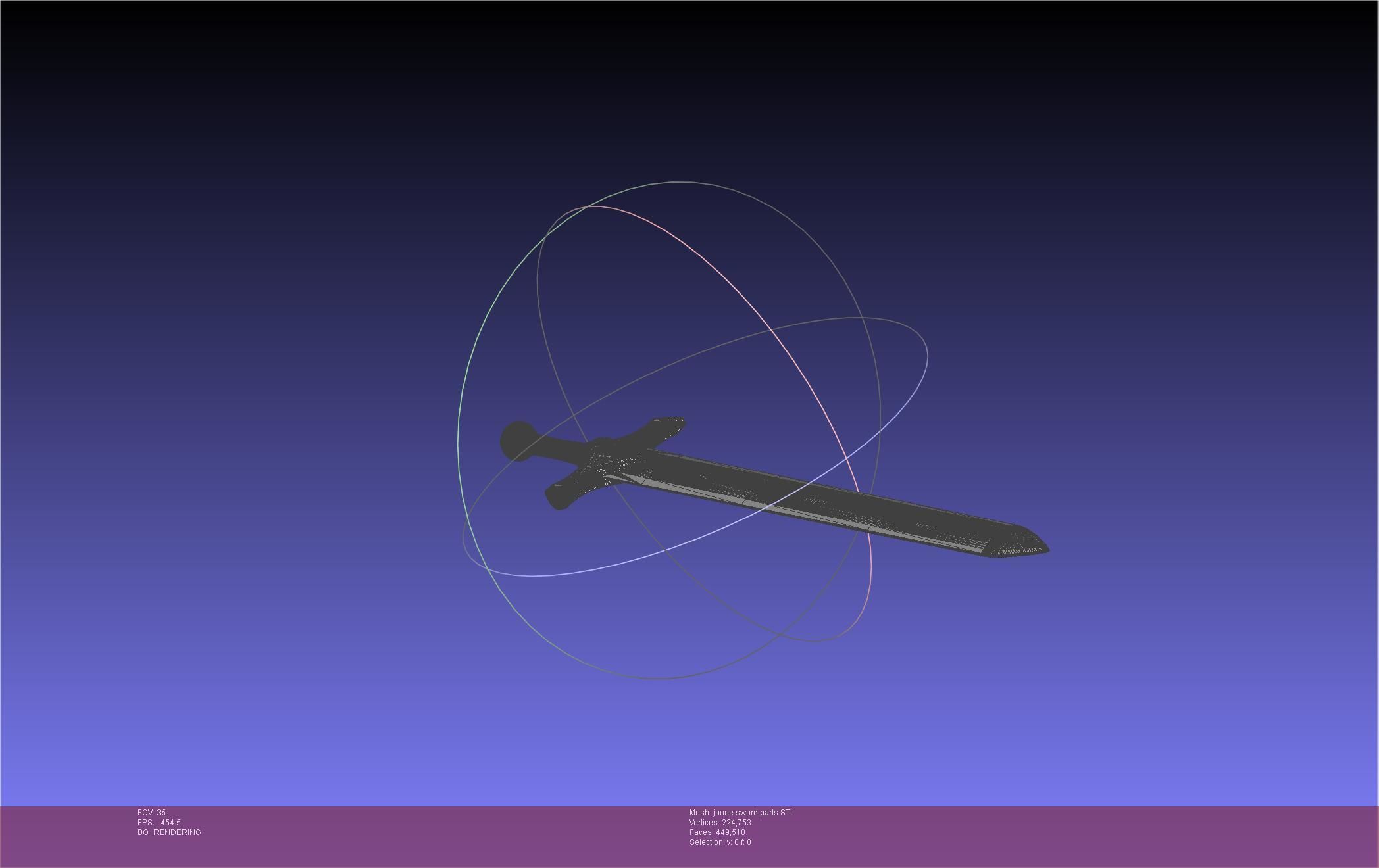 RWBY Jaune Arc Sword 3D print model_40