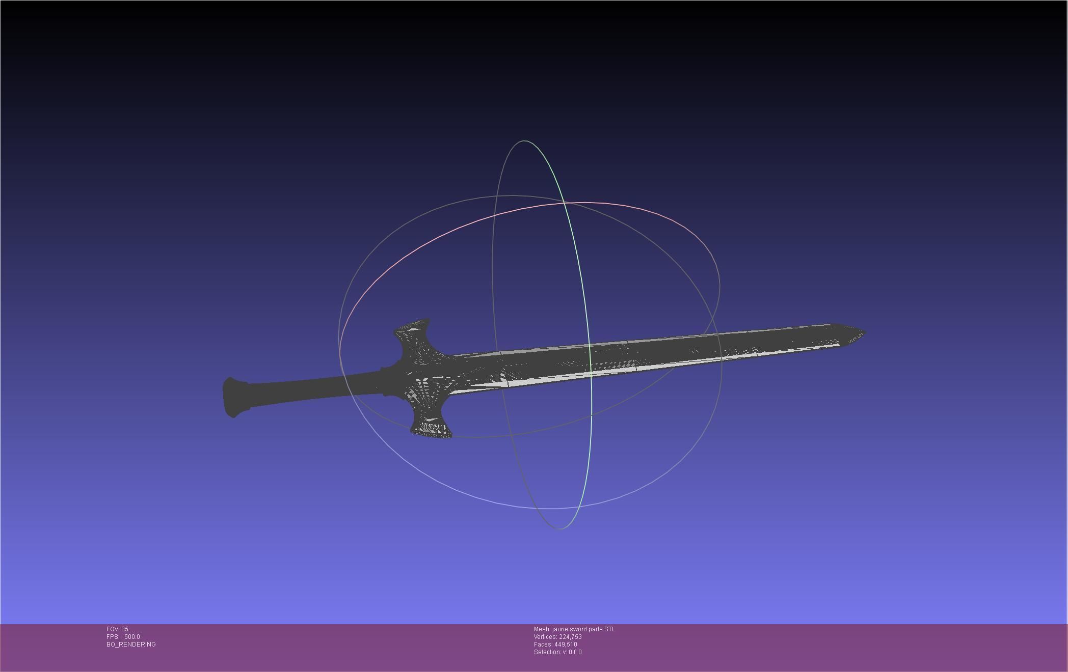 RWBY Jaune Arc Sword 3D print model_45