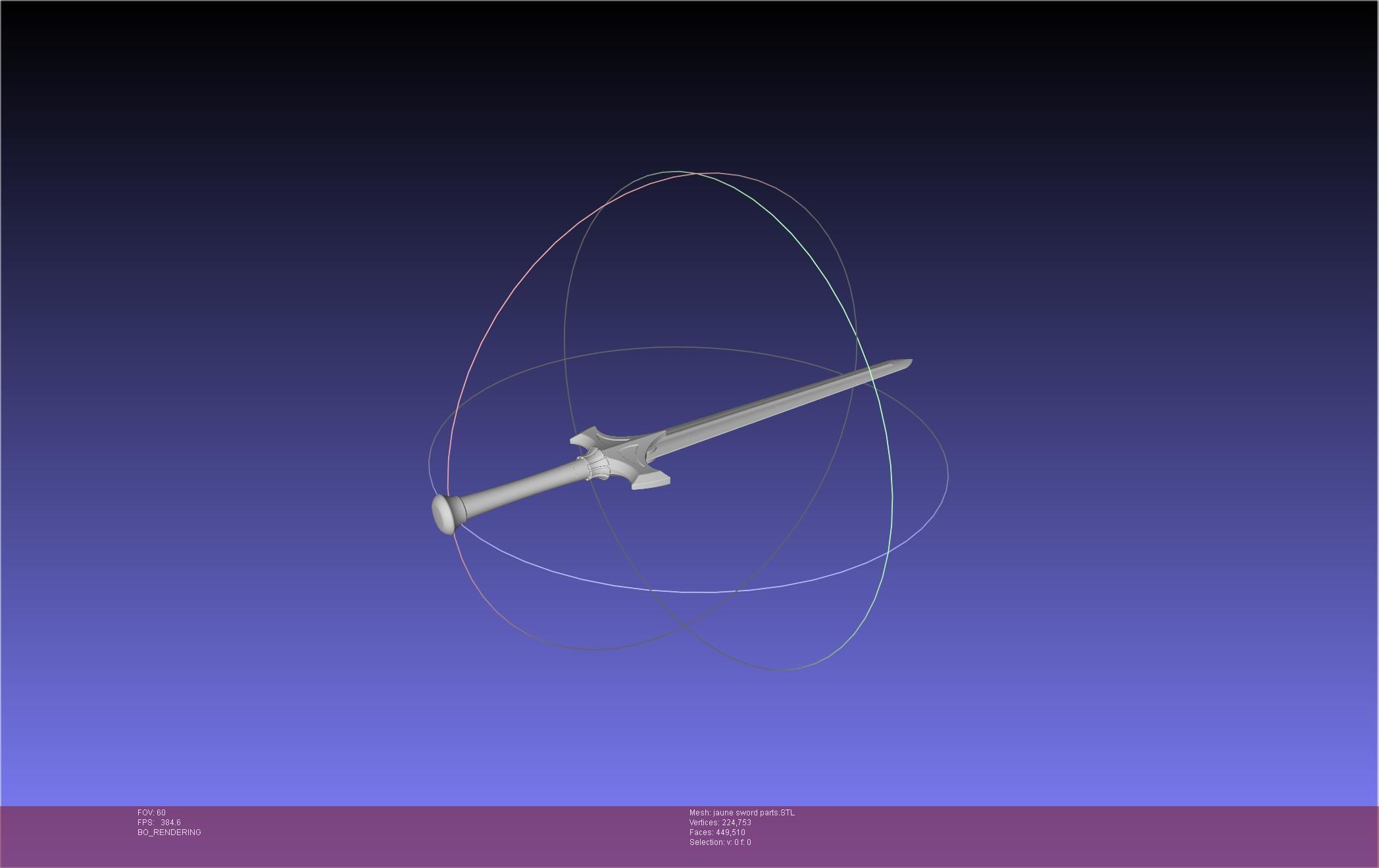 RWBY Jaune Arc Sword 3D print model_23