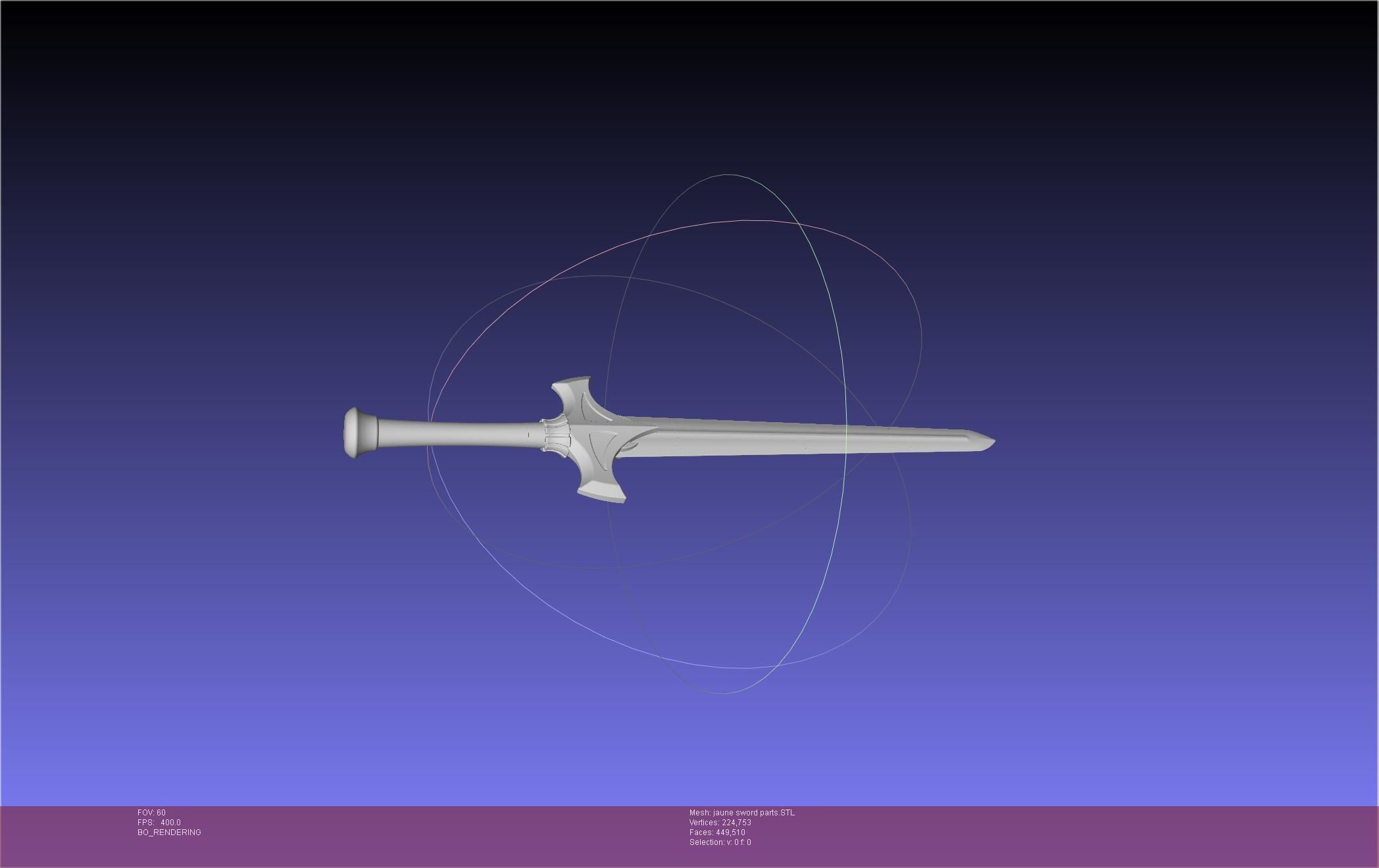 RWBY Jaune Arc Sword 3D print model_29