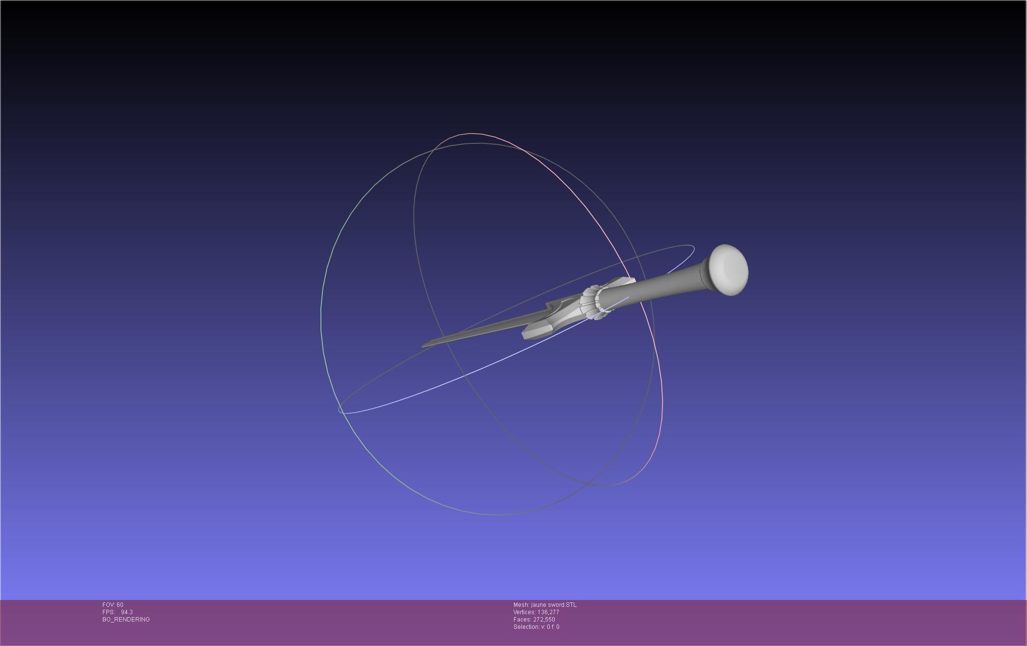 RWBY Jaune Arc Sword 3D print model_52