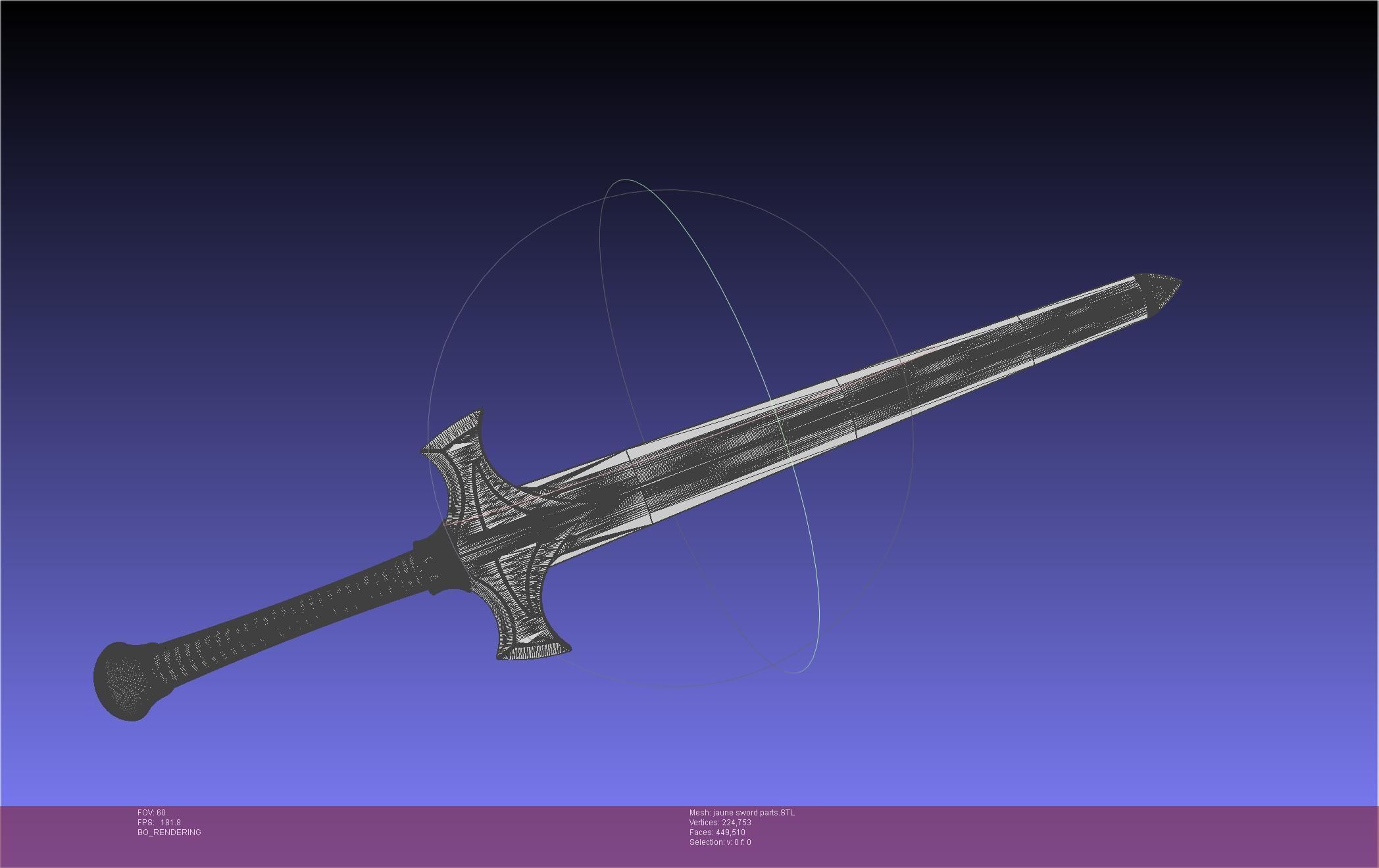 RWBY Jaune Arc Sword 3D print model_32