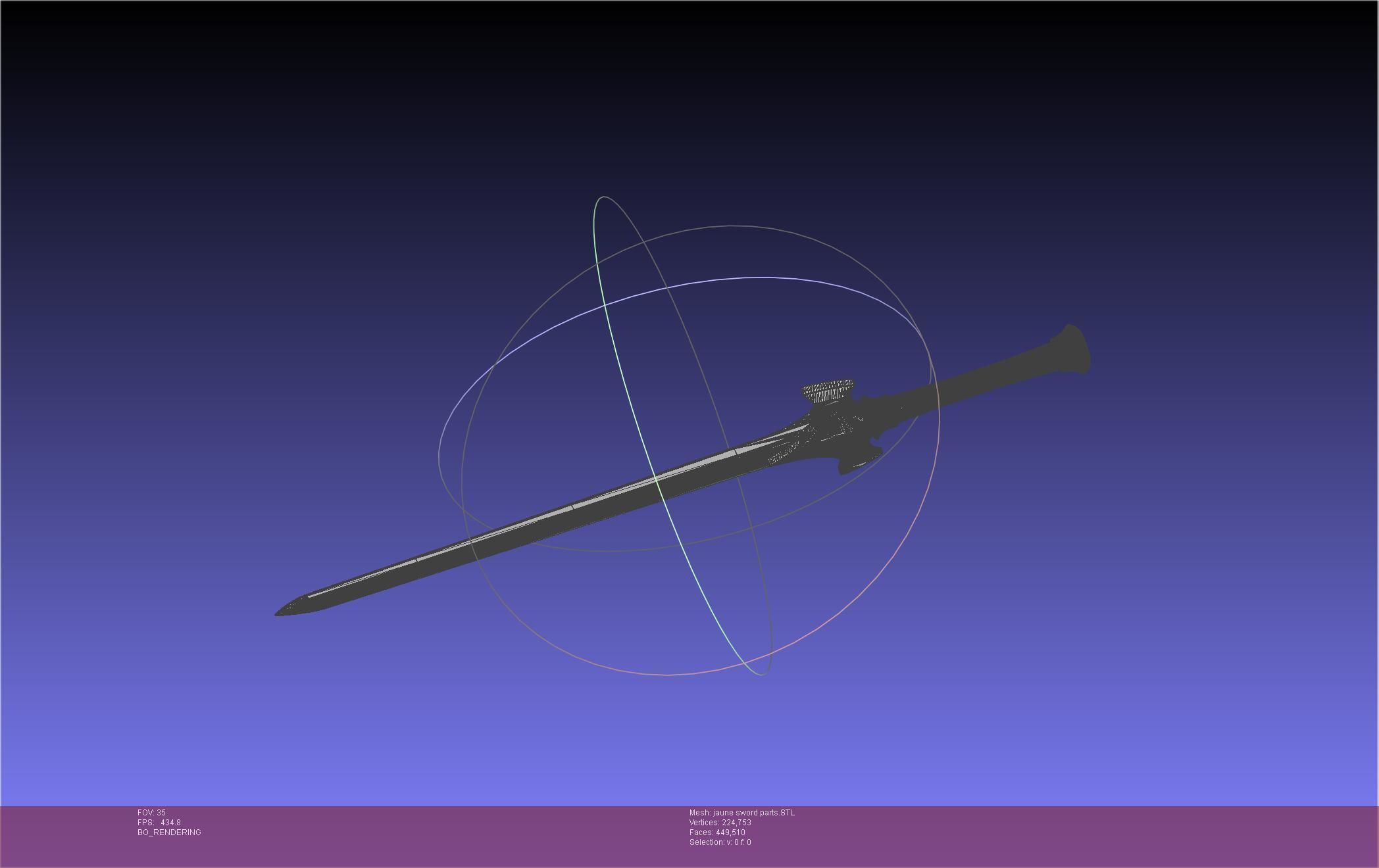 RWBY Jaune Arc Sword 3D print model_42