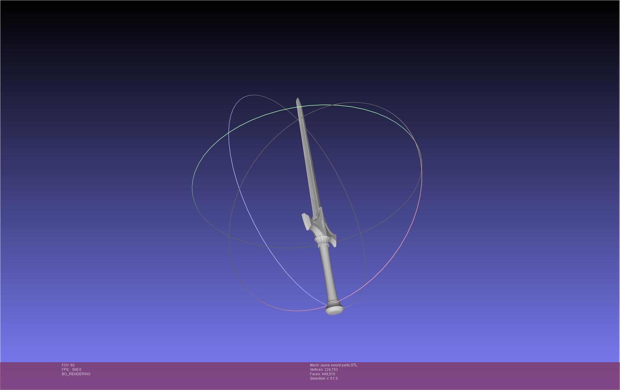 RWBY Jaune Arc Sword 3D print model_19