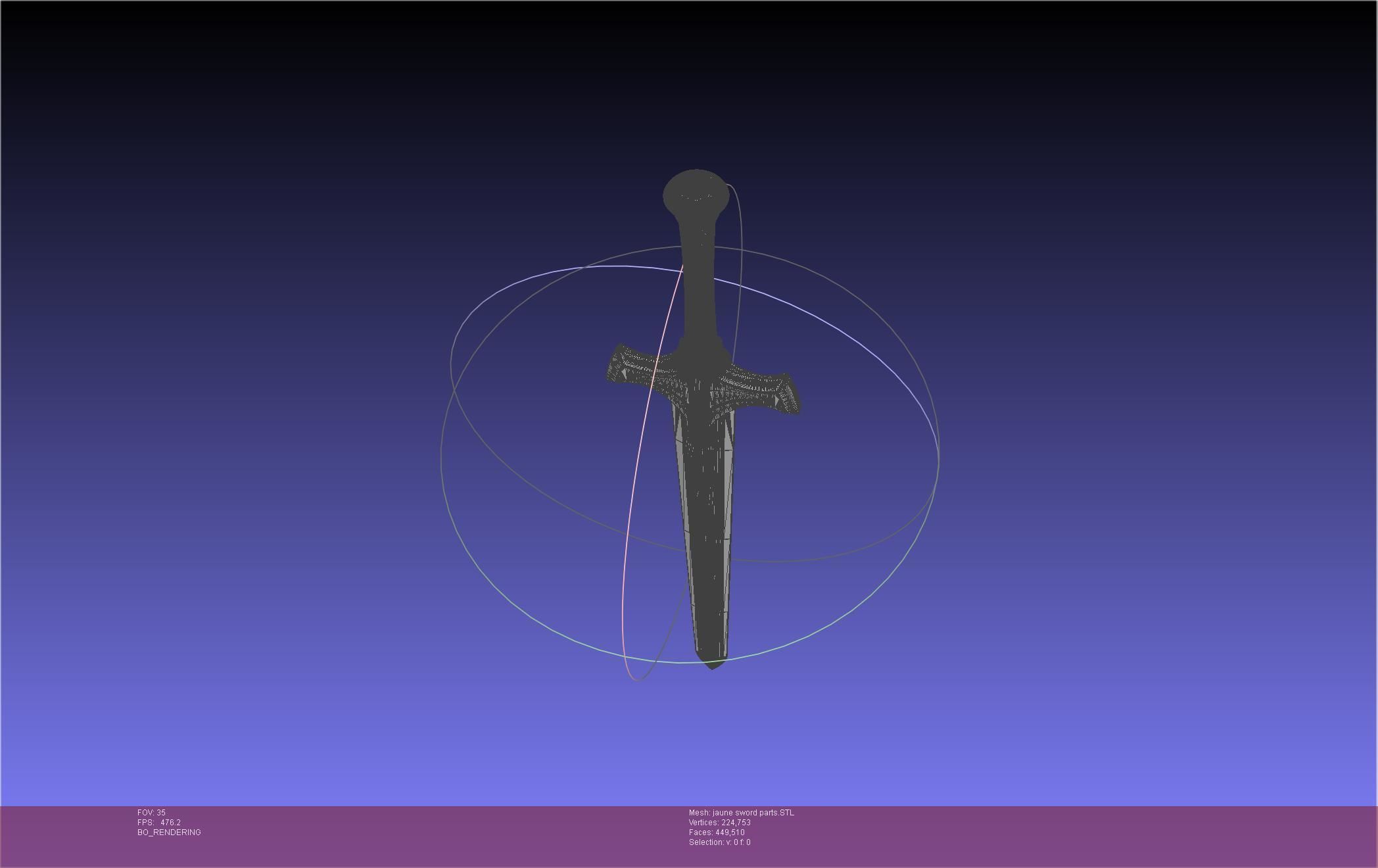 RWBY Jaune Arc Sword 3D print model_43