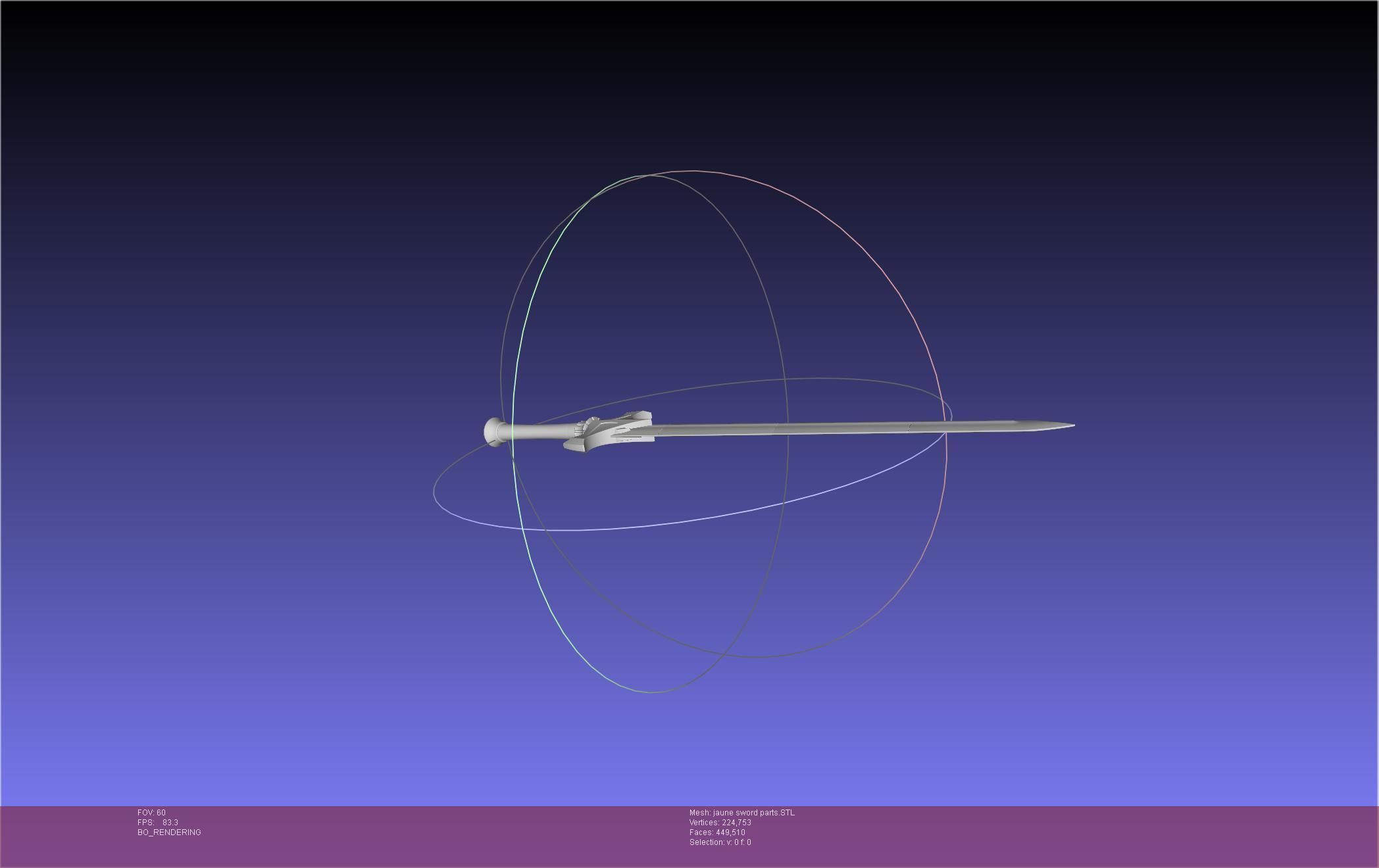 RWBY Jaune Arc Sword 3D print model_5