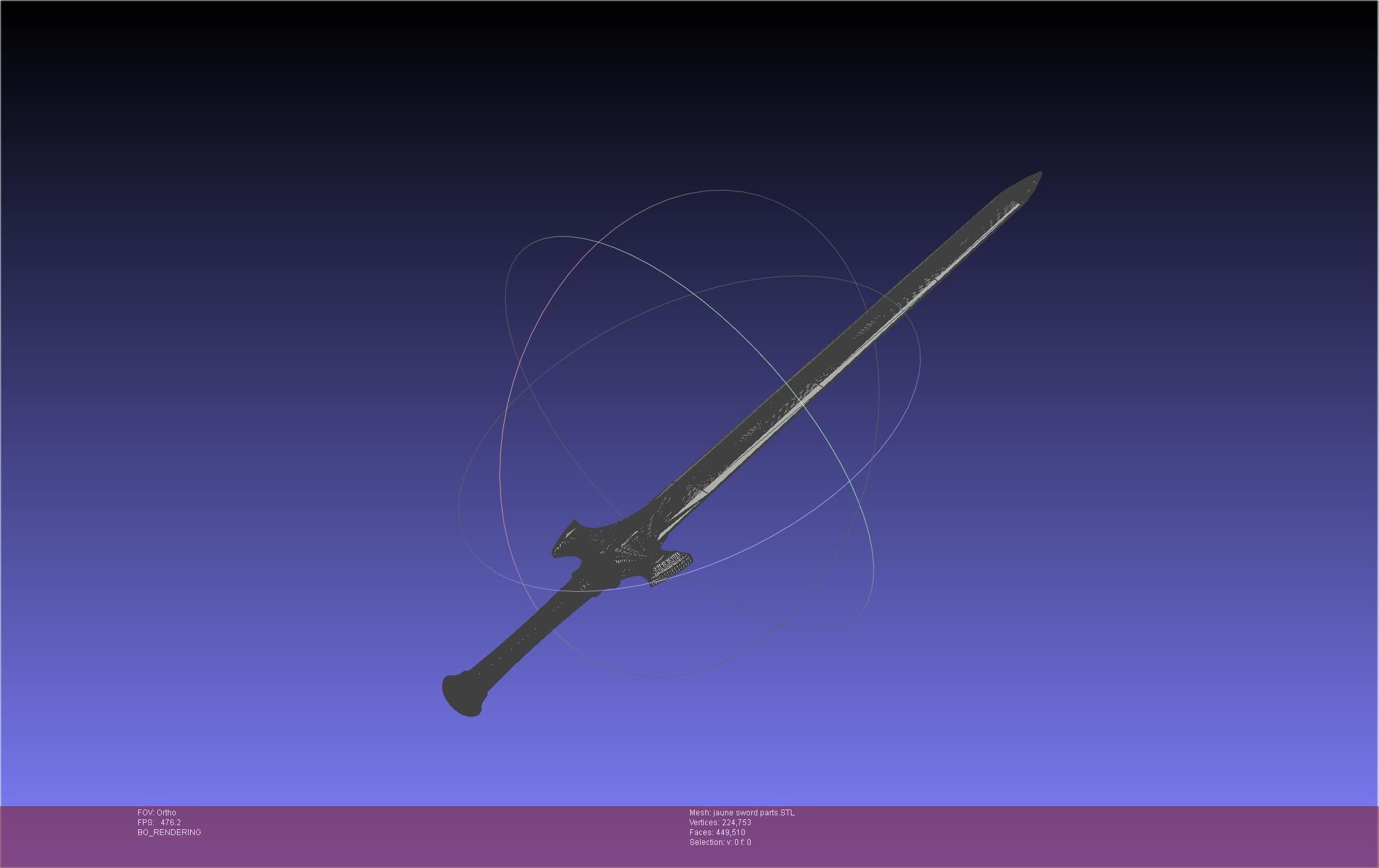 RWBY Jaune Arc Sword 3D print model_35