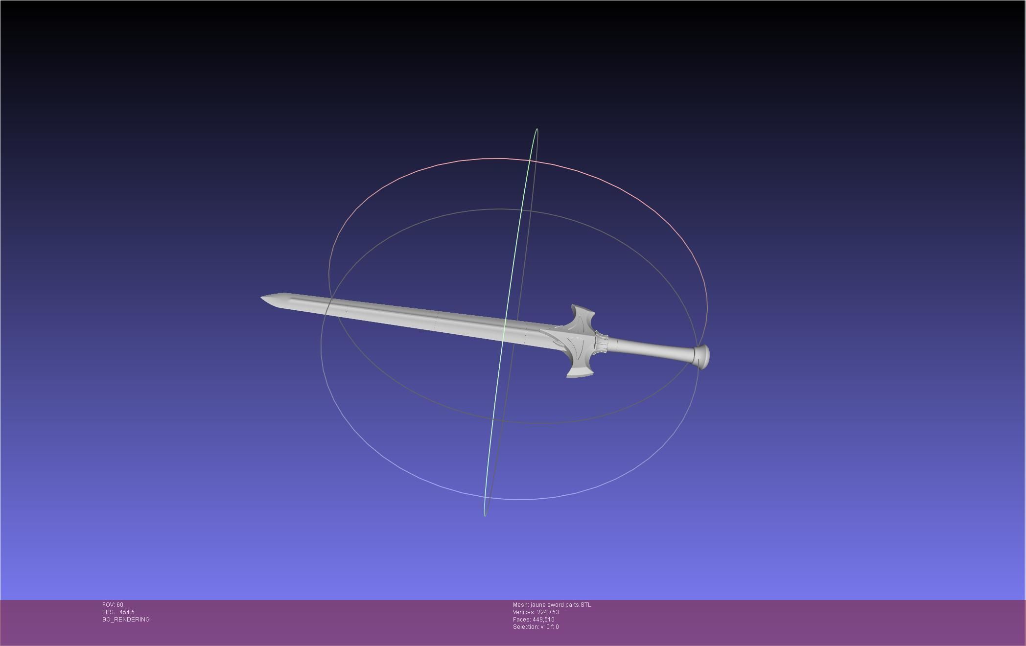 RWBY Jaune Arc Sword 3D print model_12