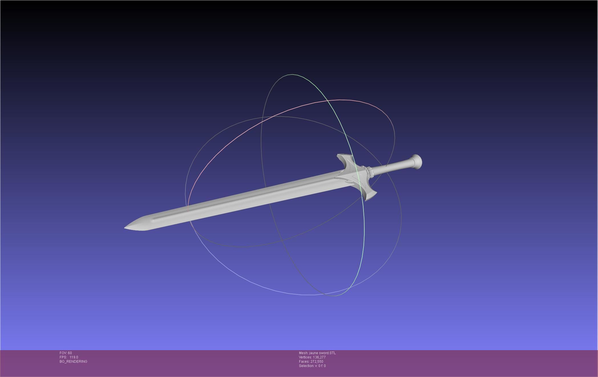 RWBY Jaune Arc Sword 3D print model_53