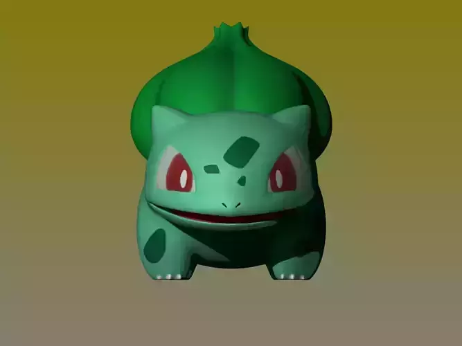 Pokemon Bulbasaur 3D Model for 3D Printing