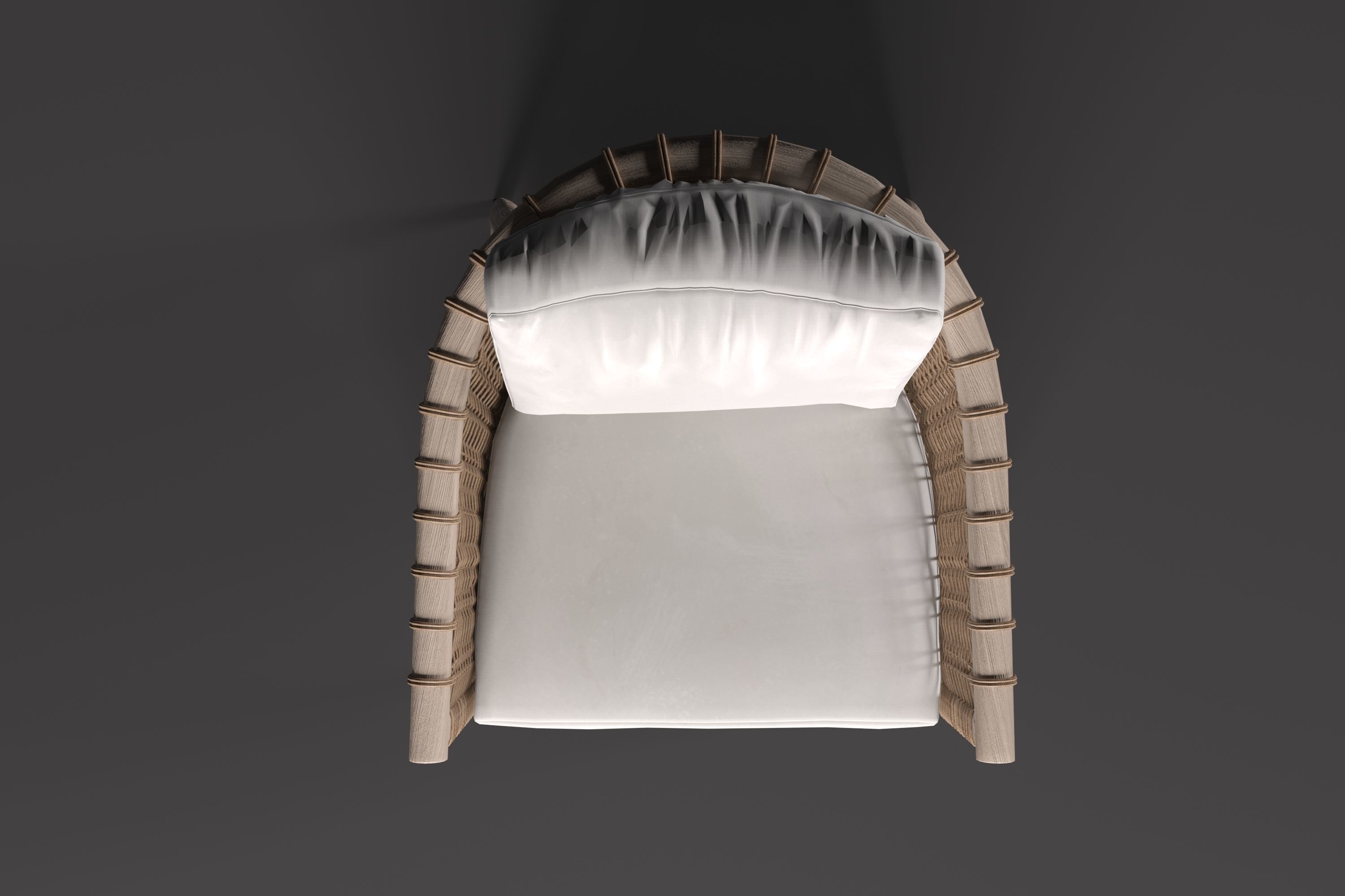 MELROSE LOUNGE CHAIR 3D model_1