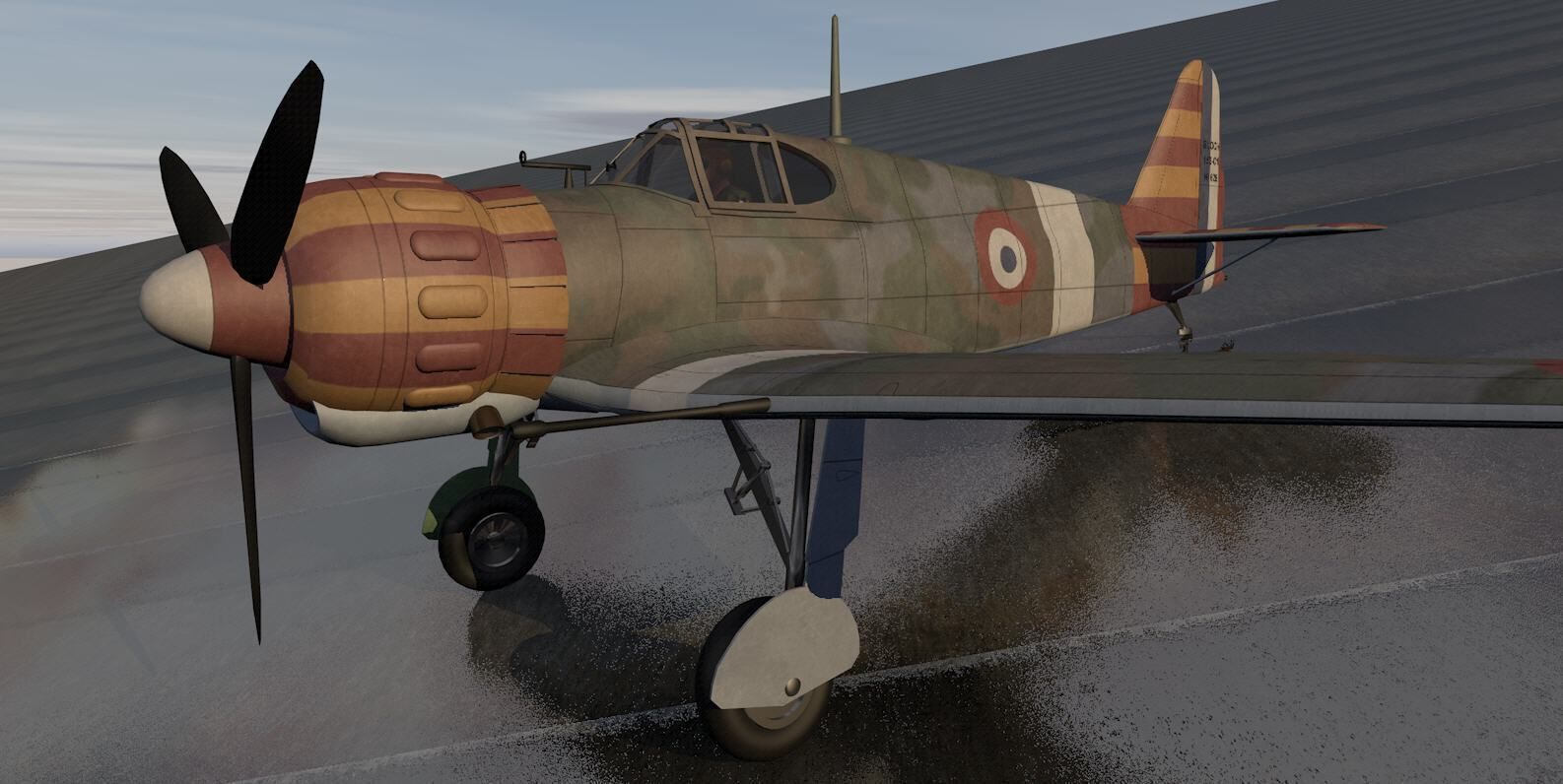 Bloch MB-152 C-1 3D model_7