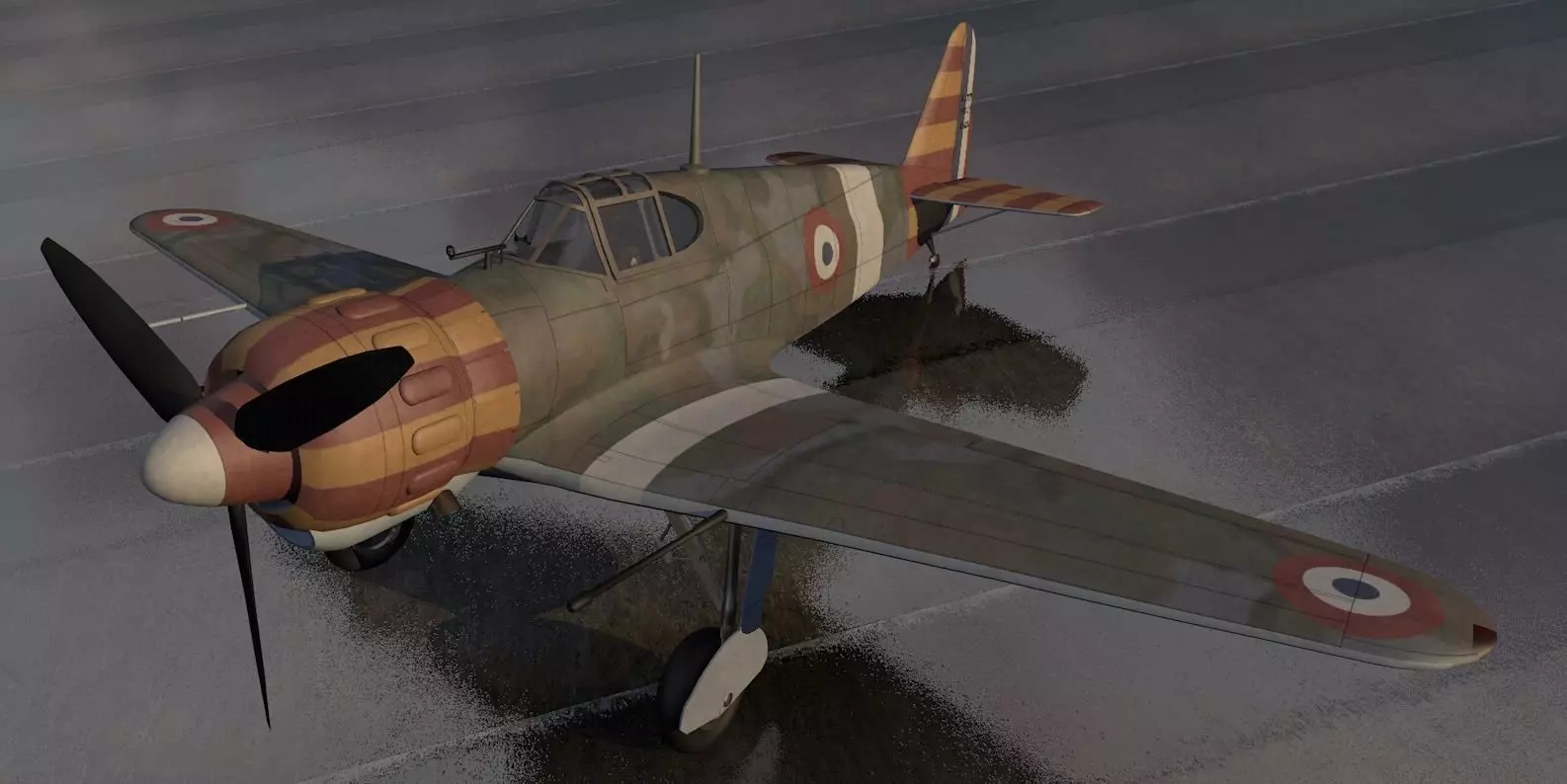 Bloch MB-152 C-1 3D model_0