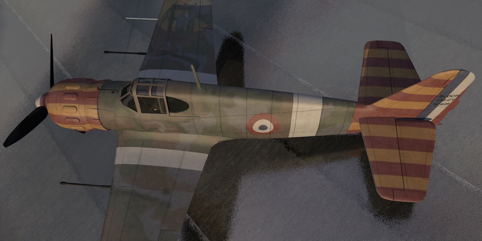 Bloch MB-152 C-1 3D model_5