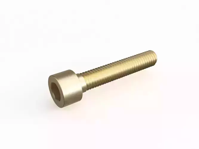 Screw 52 3D model