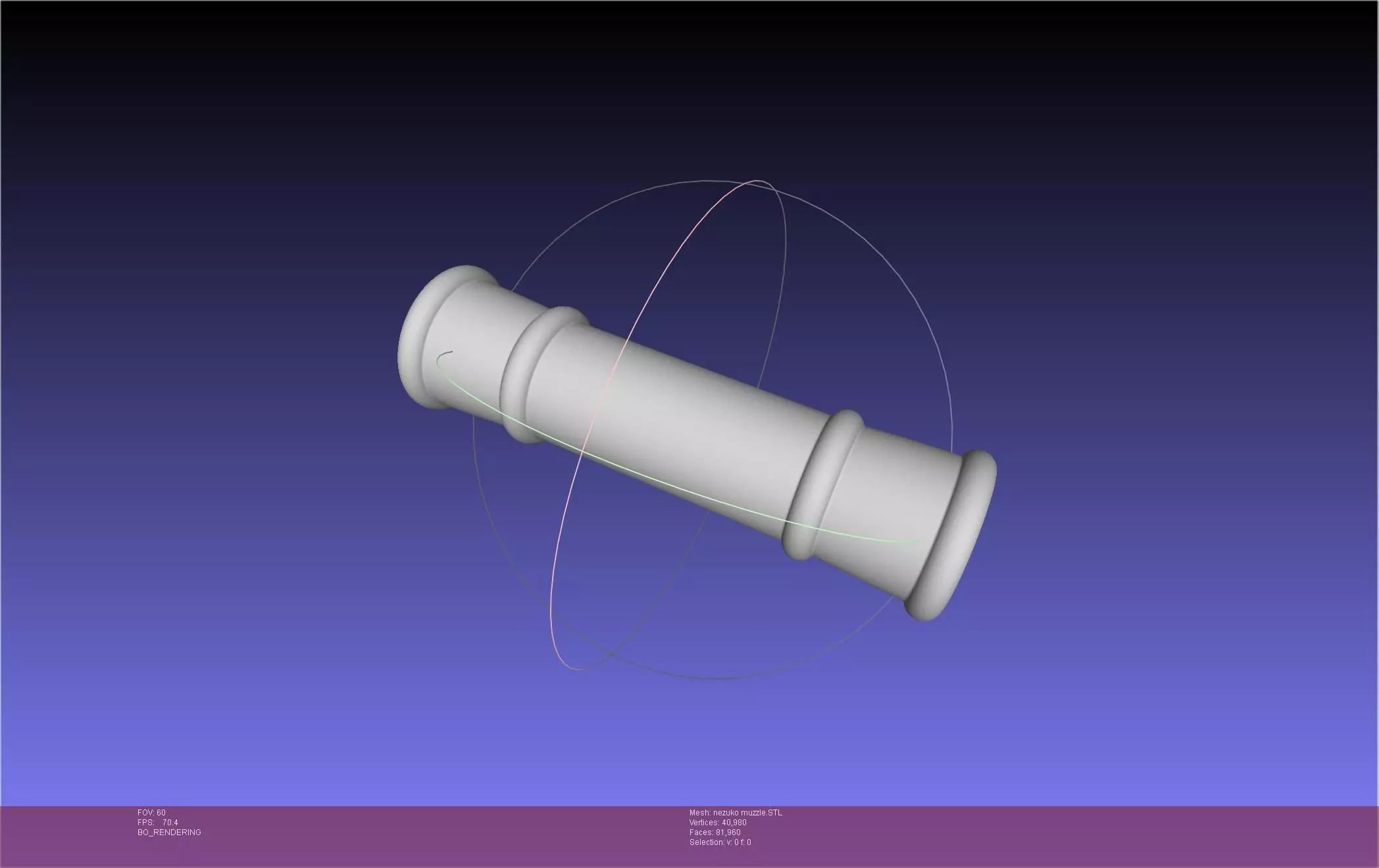 Demon Slayer Nezuko Bamboo 3D print model_0