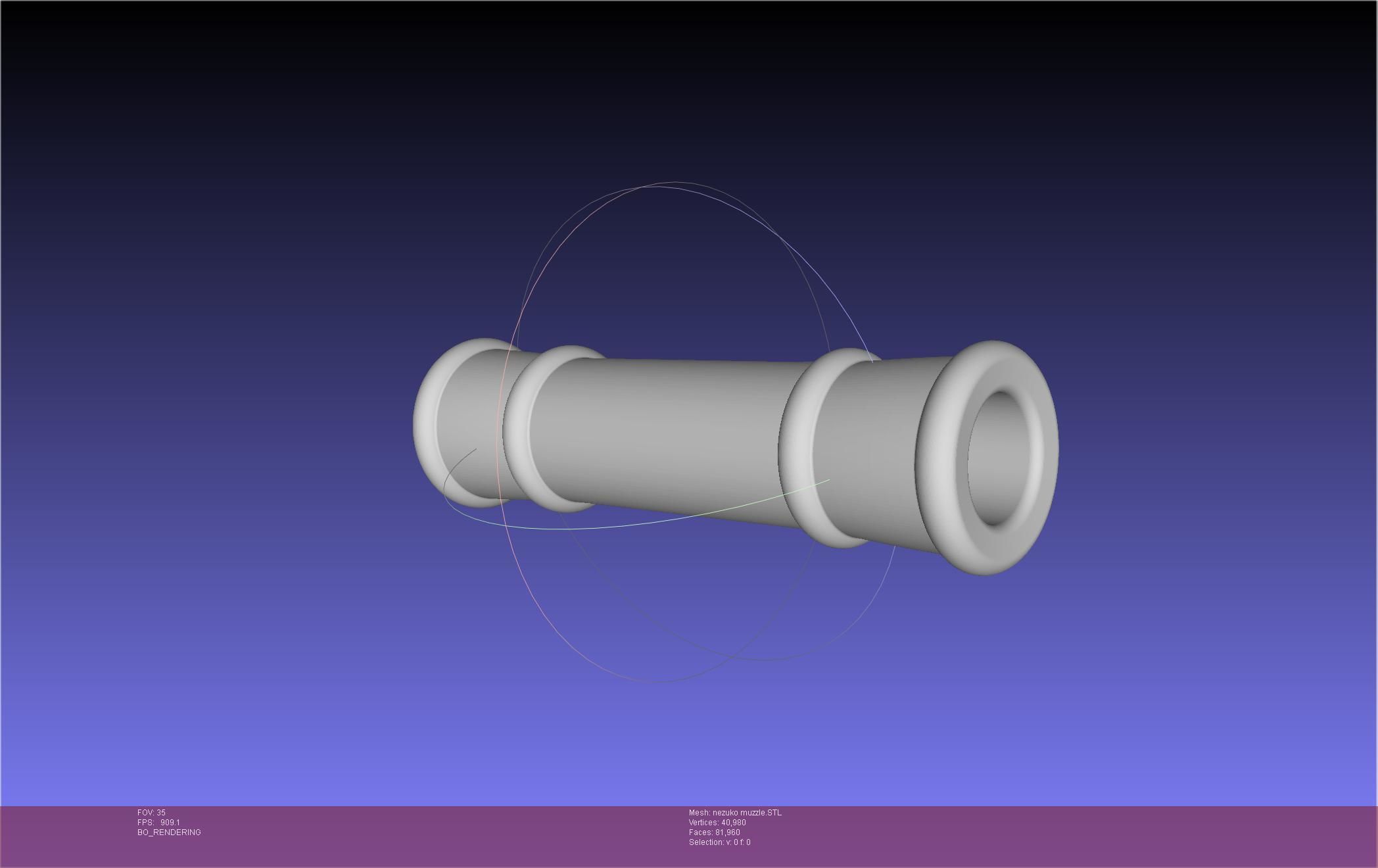 Demon Slayer Nezuko Bamboo 3D print model_43