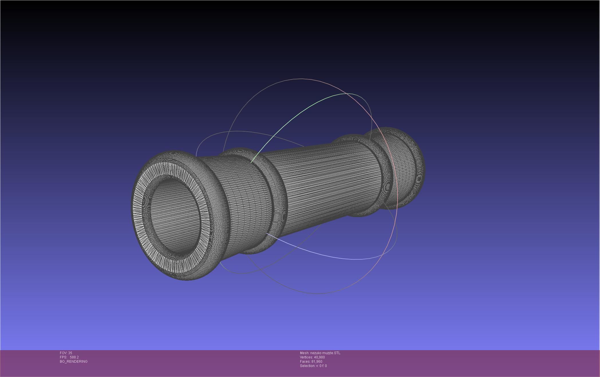 Demon Slayer Nezuko Bamboo 3D print model_35