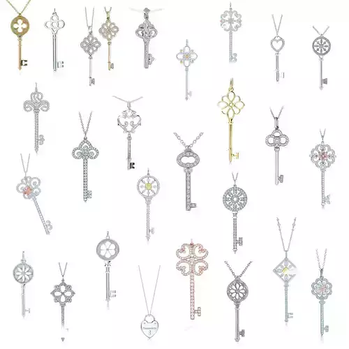 Keys pendant Big set