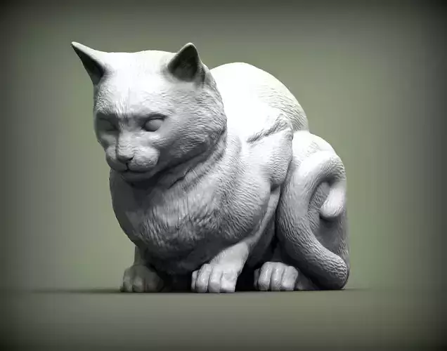 Cat for 3d printing 3D print model 3D print model