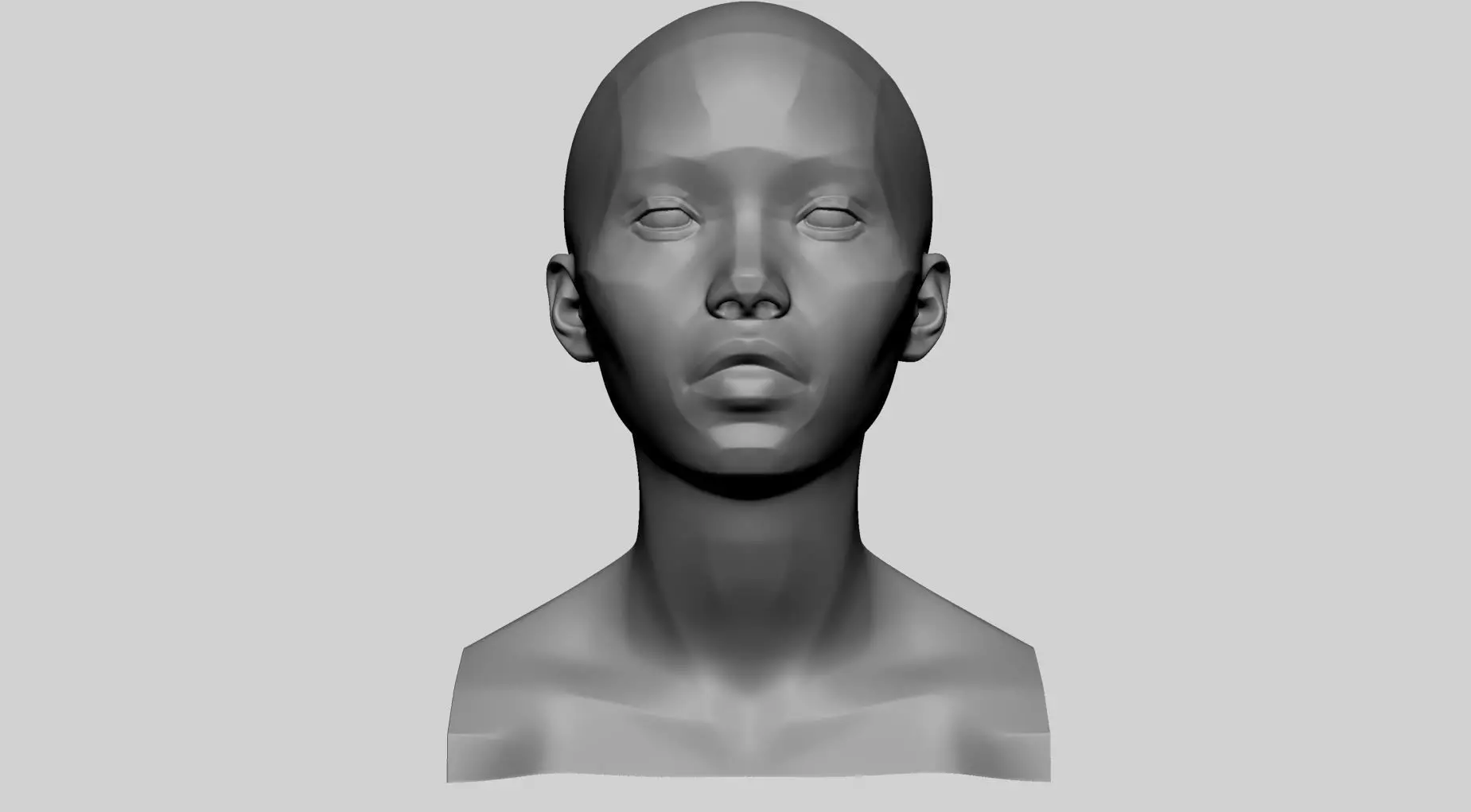 Female Head Planes 3D print model_0