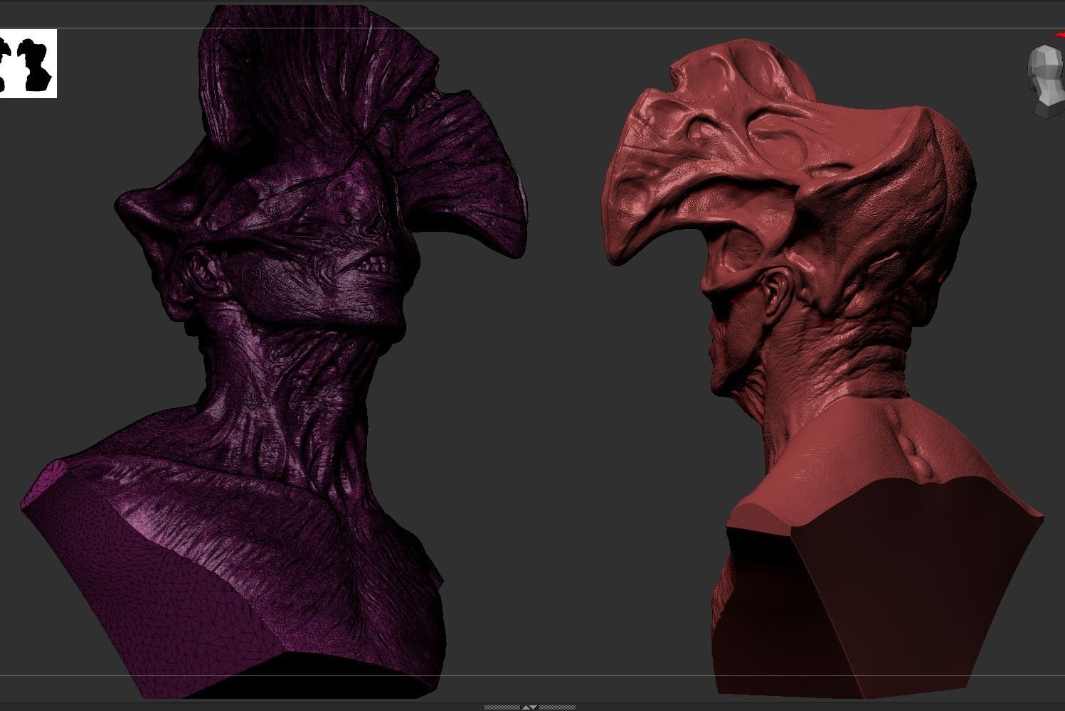 Angel Of Death Bust - Hellboy 3D print model_15