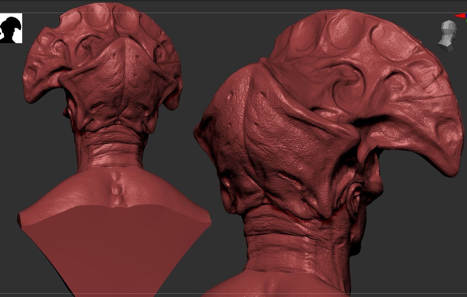 Angel Of Death Bust - Hellboy 3D print model_13