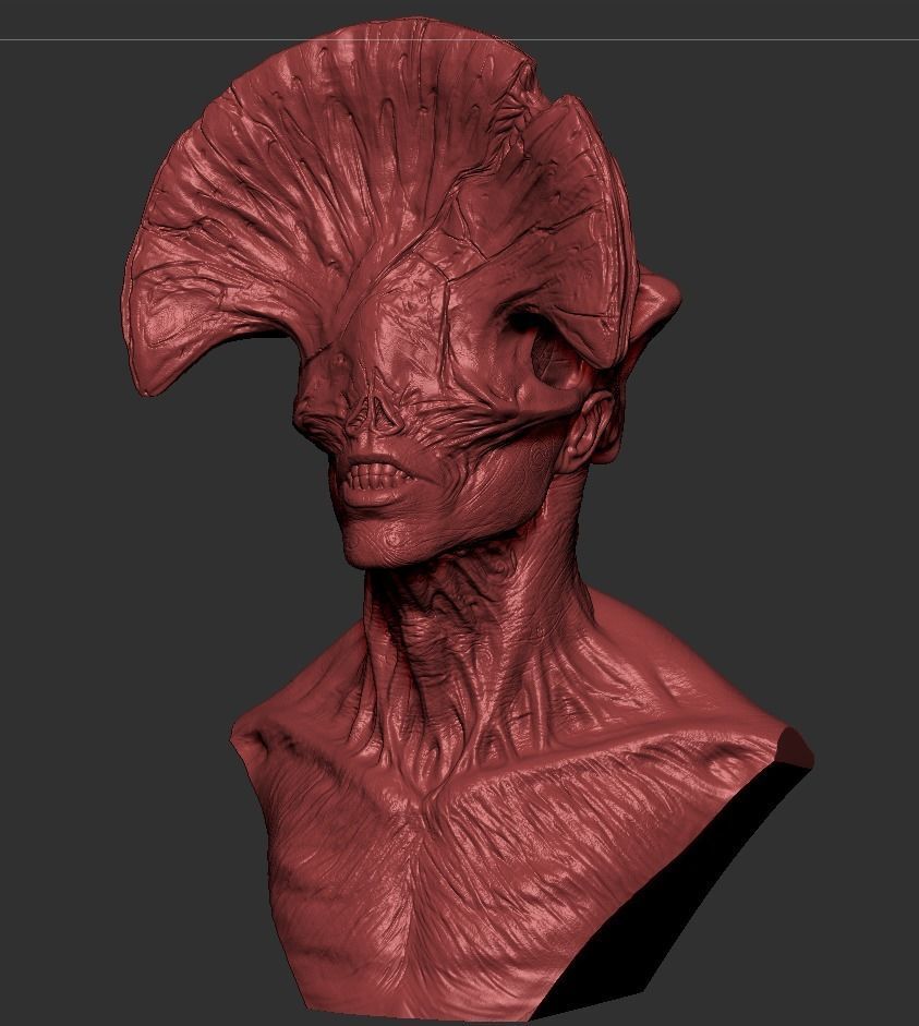 Angel Of Death Bust - Hellboy 3D print model_8