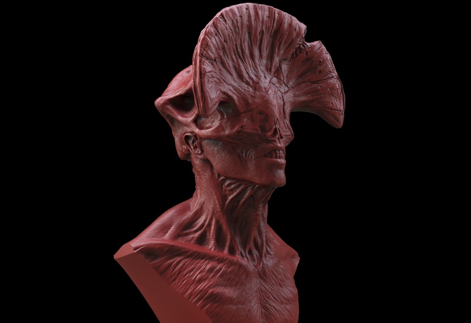 Angel Of Death Bust - Hellboy 3D print model_2