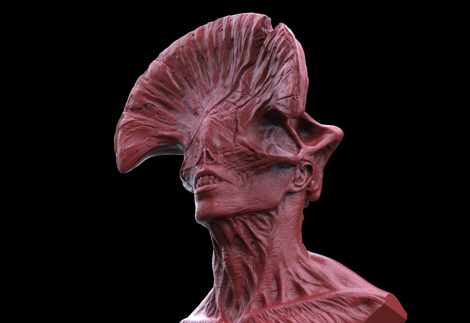 Angel Of Death Bust - Hellboy 3D print model_4