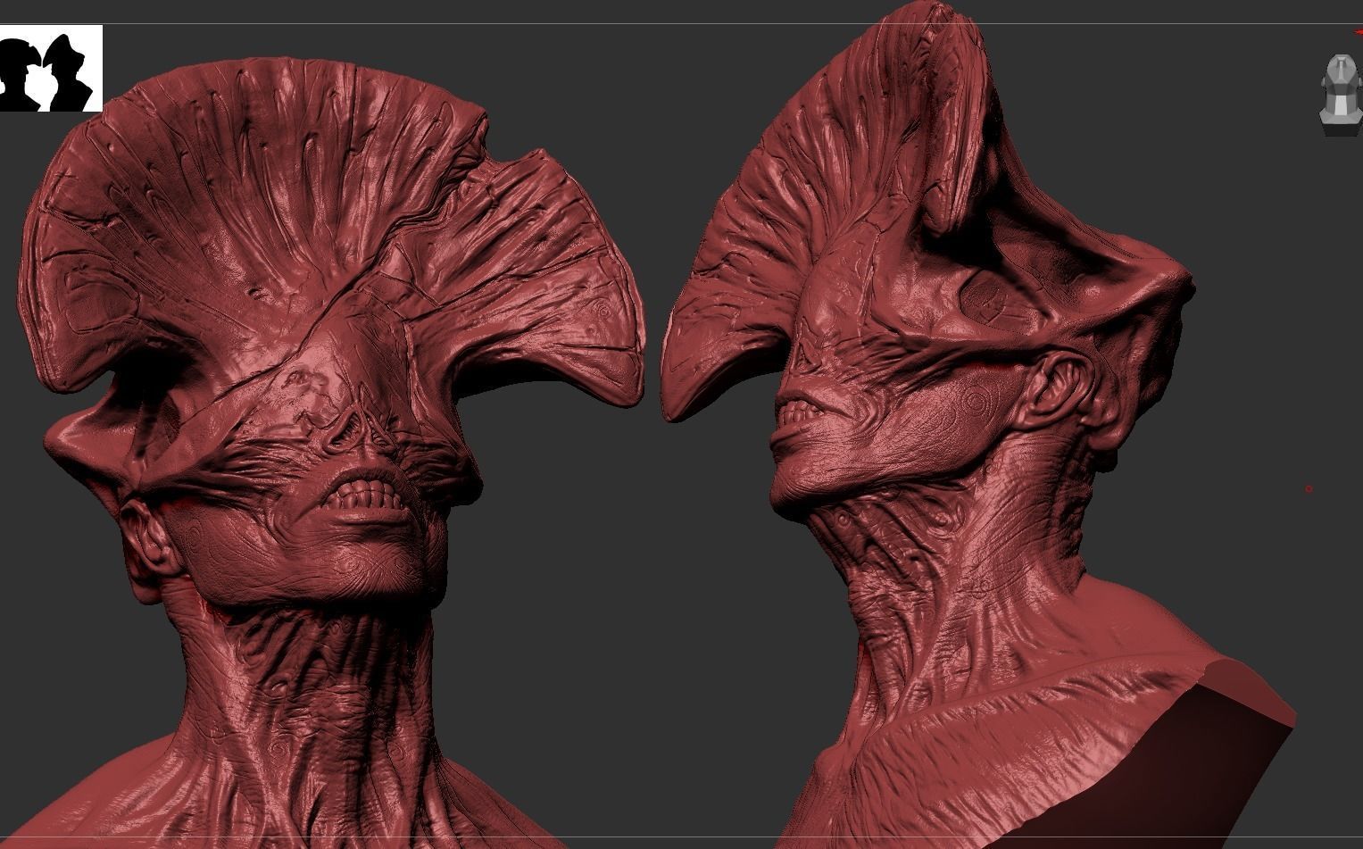 Angel Of Death Bust - Hellboy 3D print model_12