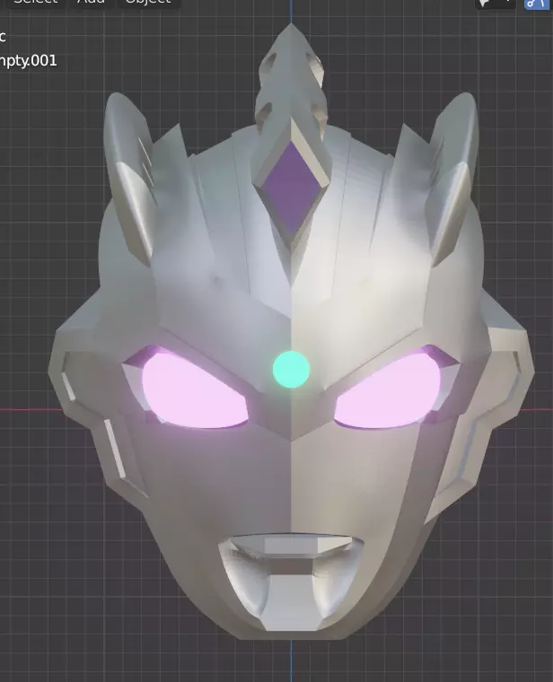 Ultraman Z Alpha Edge 3D printable helmet for cosplay 3D print model_0