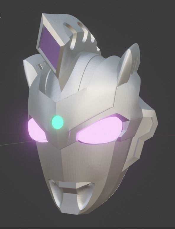 Ultraman Z Alpha Edge 3D printable helmet for cosplay 3D print model_1
