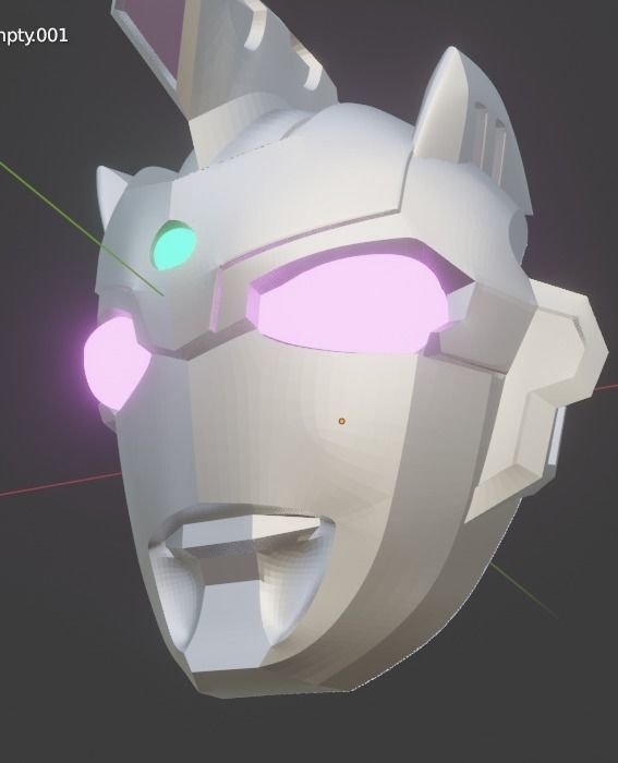 Ultraman Z Alpha Edge 3D printable helmet for cosplay 3D print model_2
